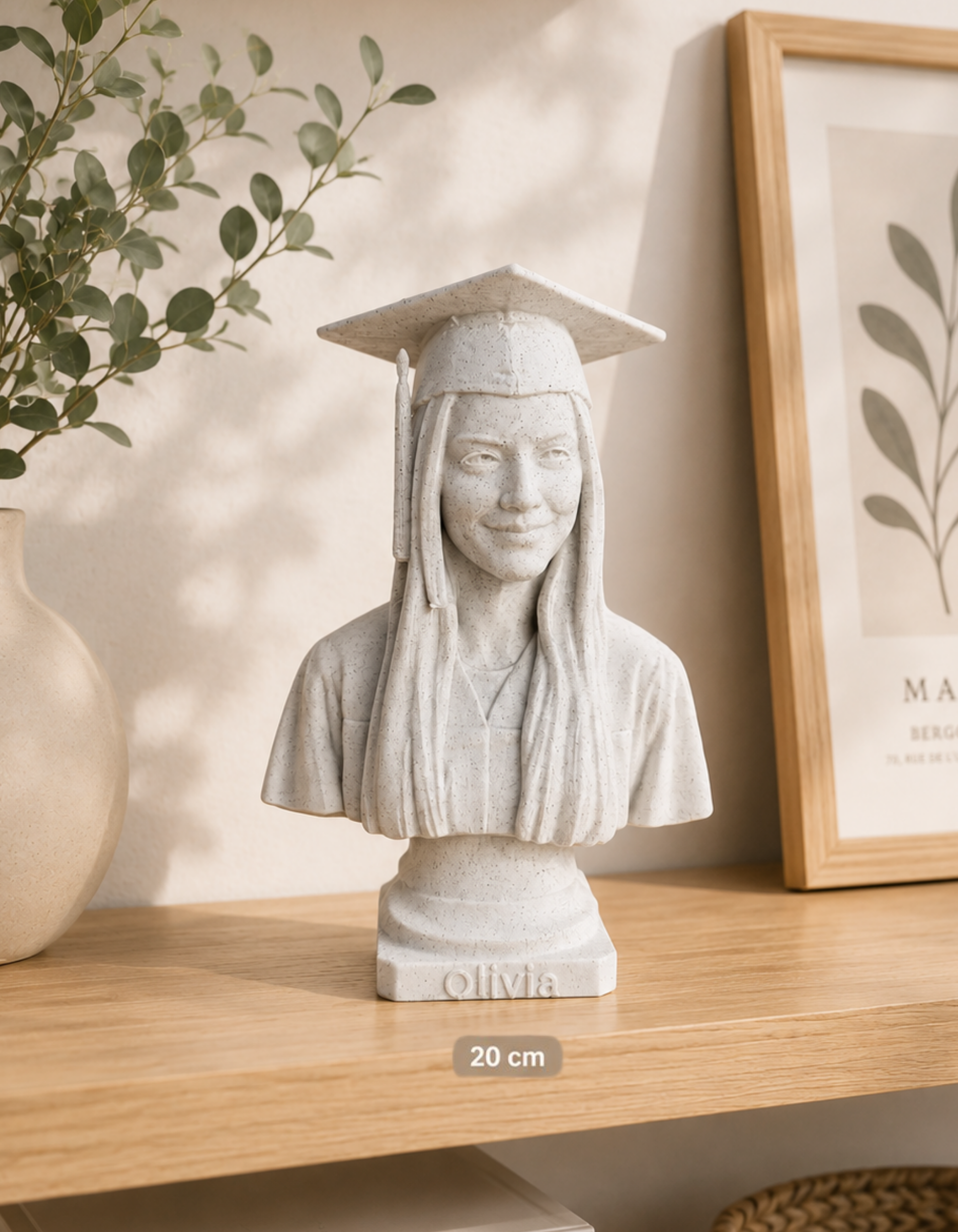 Bust personalizat după fotografie – imprimat 3D