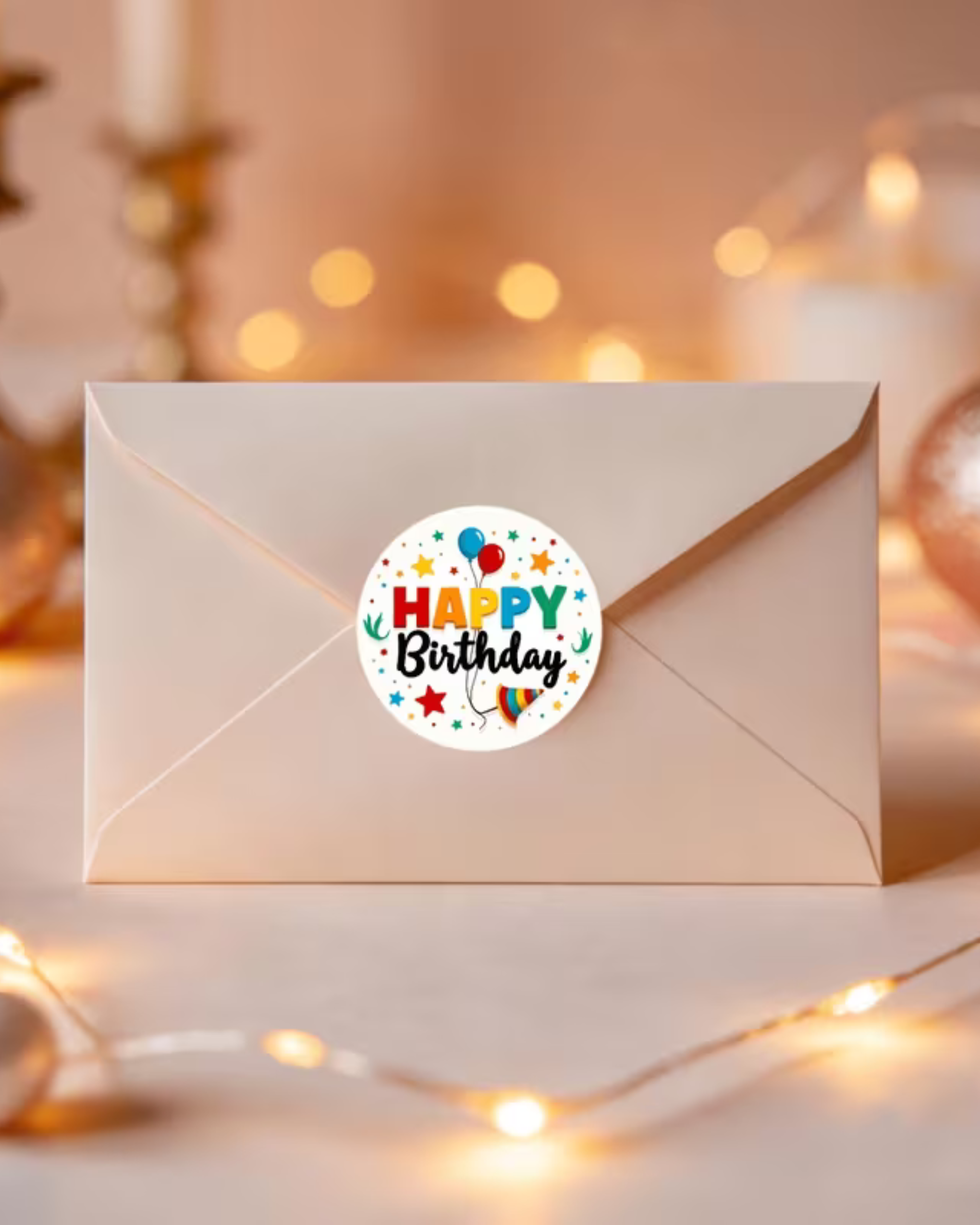 Set 48 Stickere autocolante "Happy Birthday"