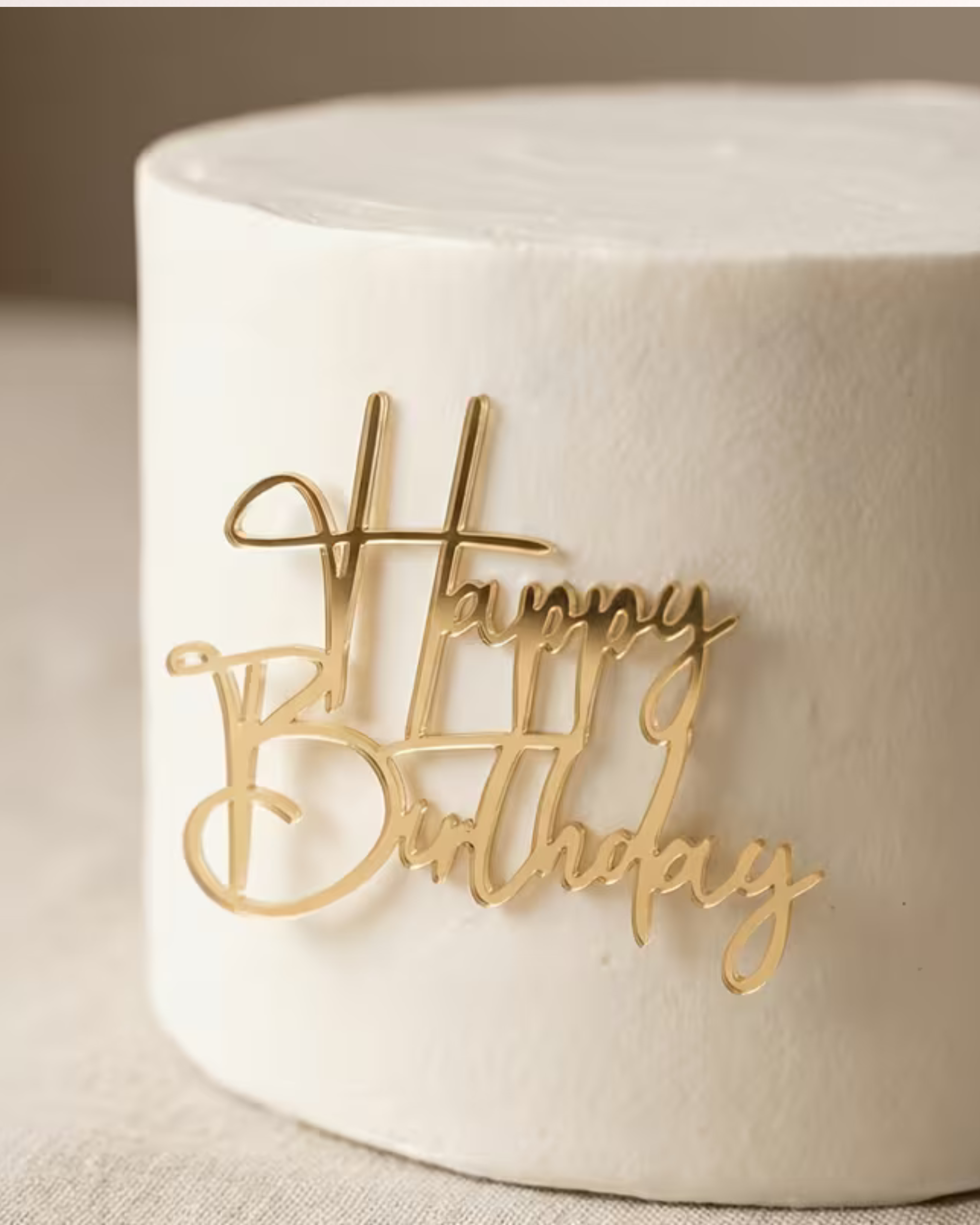 Decor Tort "Happy Birthday" – Accesoriu pentru Tort Aniversar