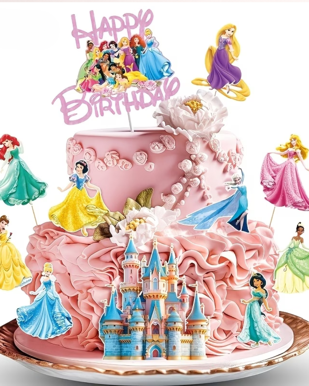 Set Toppere Tort "Prințese Disney" - 11 elemente