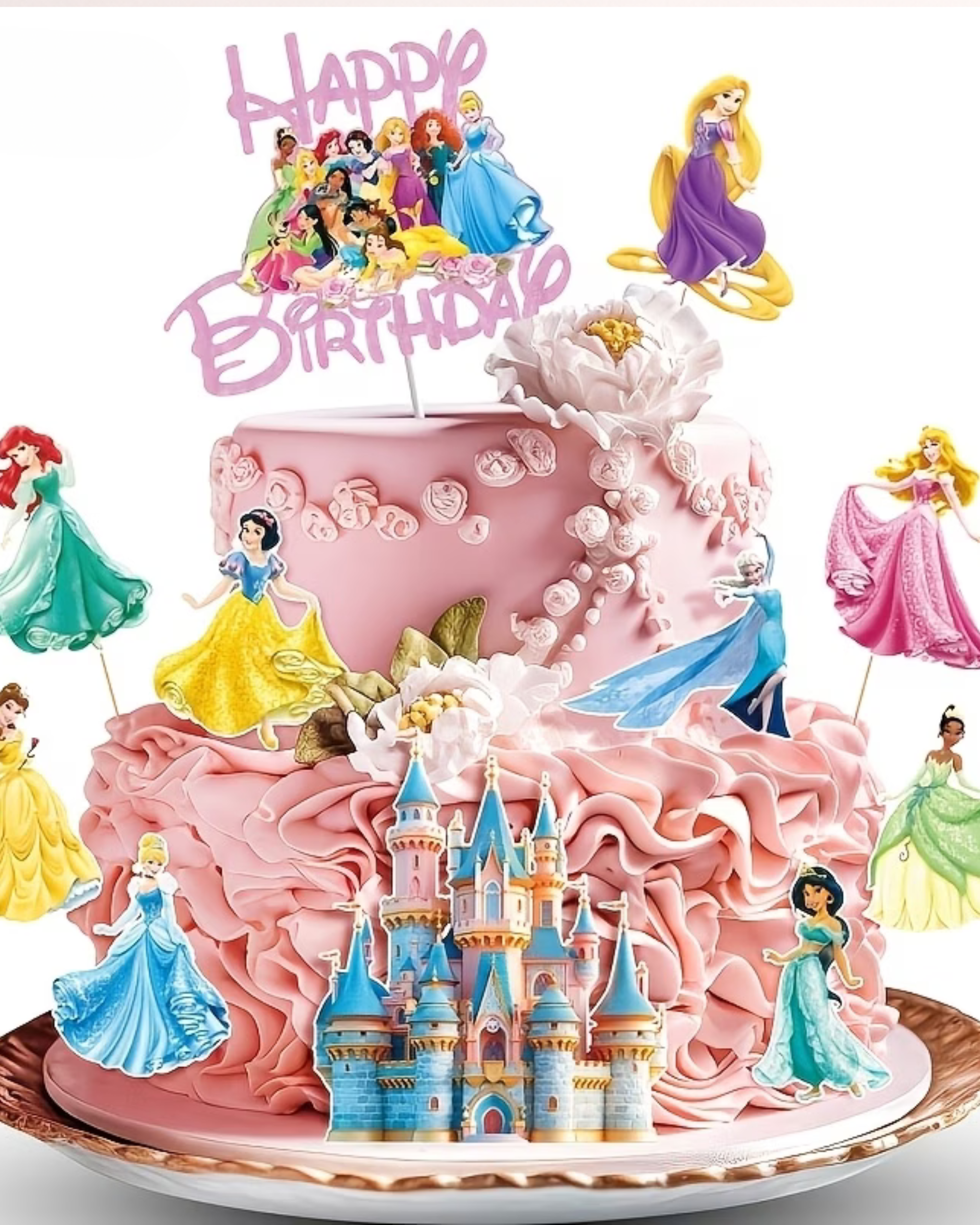 Set Toppere Tort "Prințese Disney" - 11 elemente