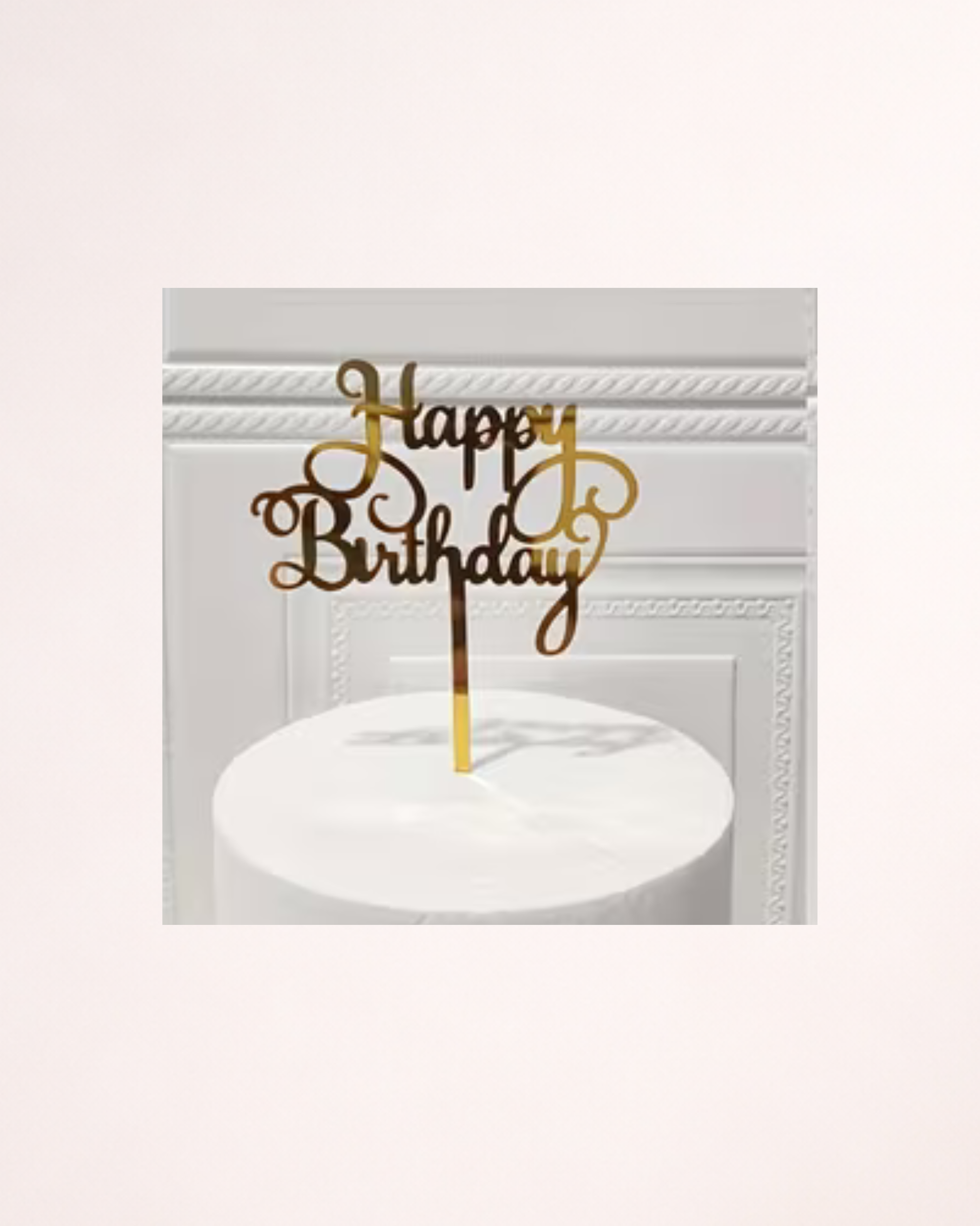 Topper Tort "Happy Birthday" - 6 Modele