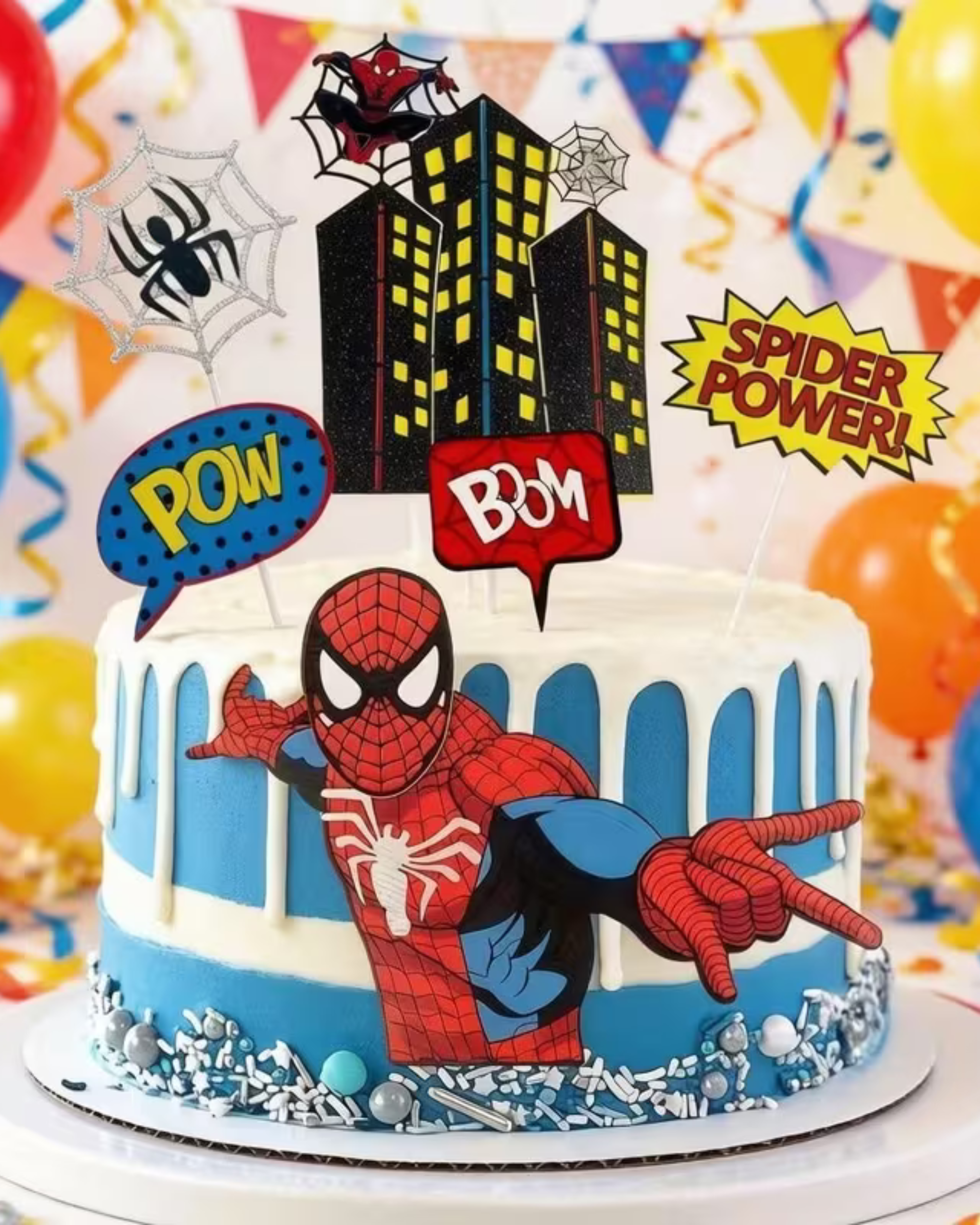 Set Toppere Tort "Spiderman"