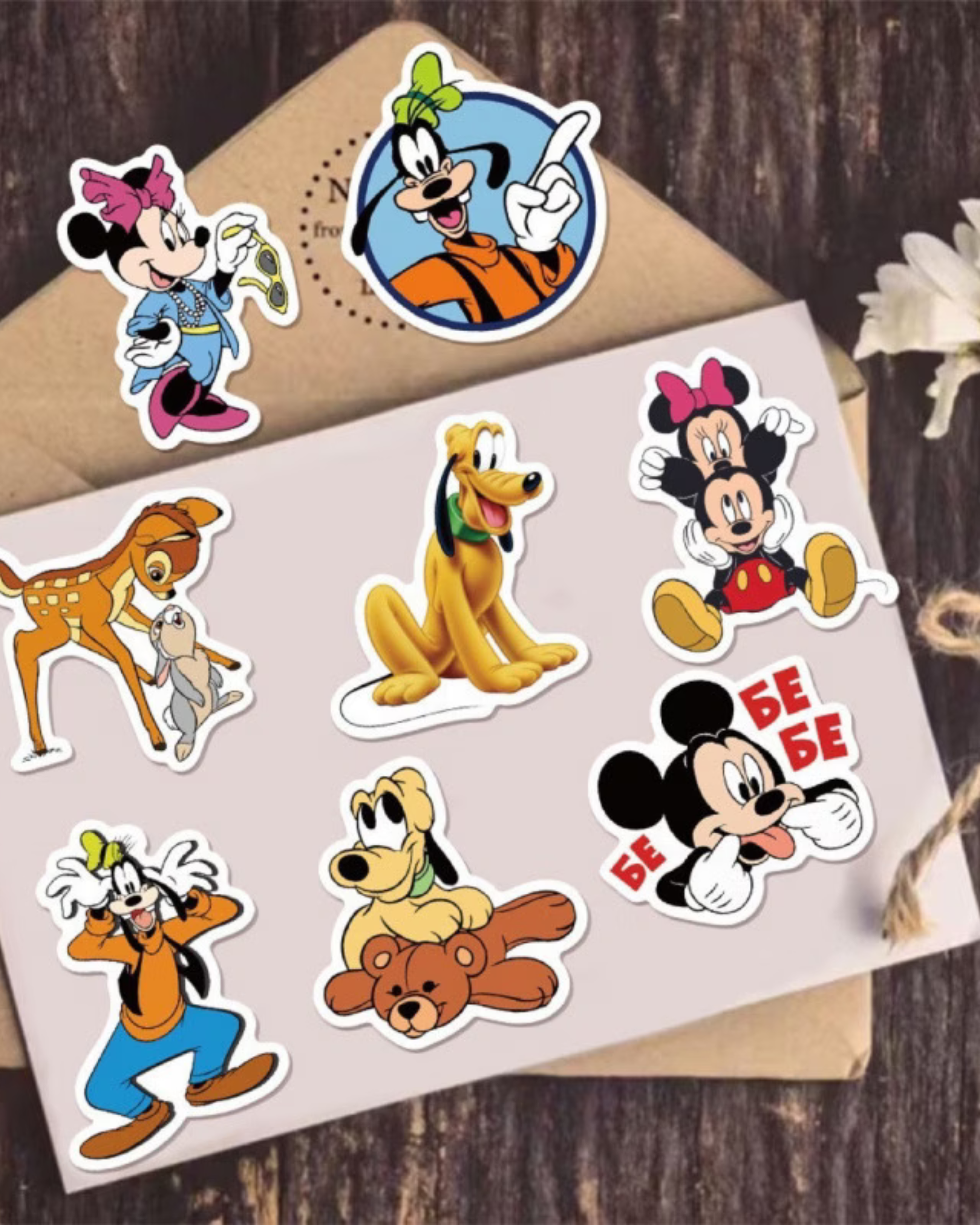 Set 100 Stickere autocolante Disney – Prințese și personaje