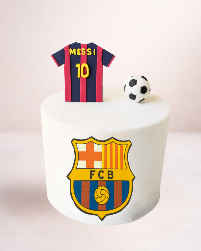 Fotbal Messi Barcelona nr. 10 - Set Decor Tort