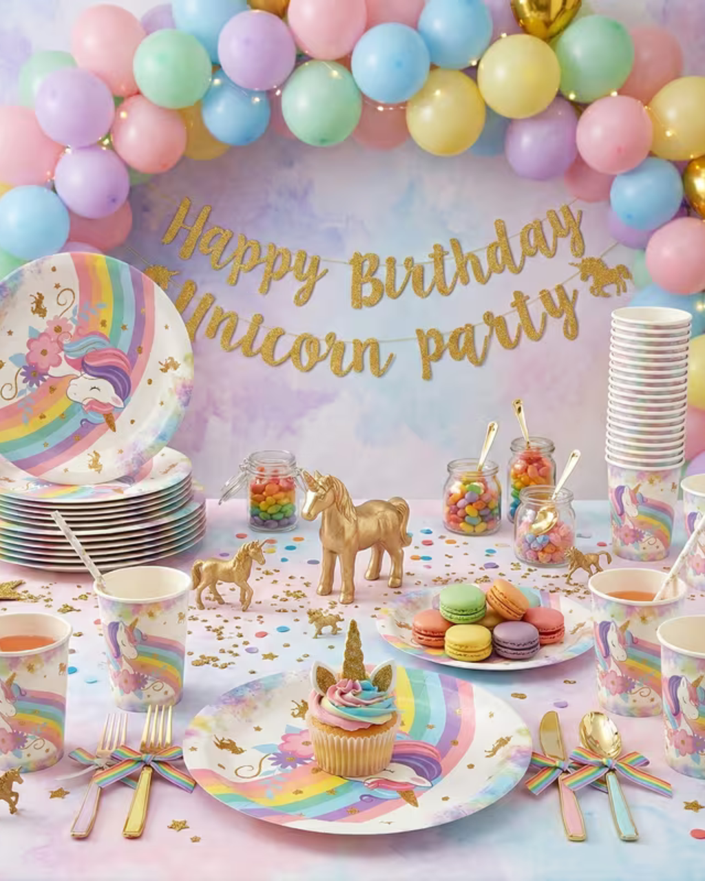 Set vesela party unicorn