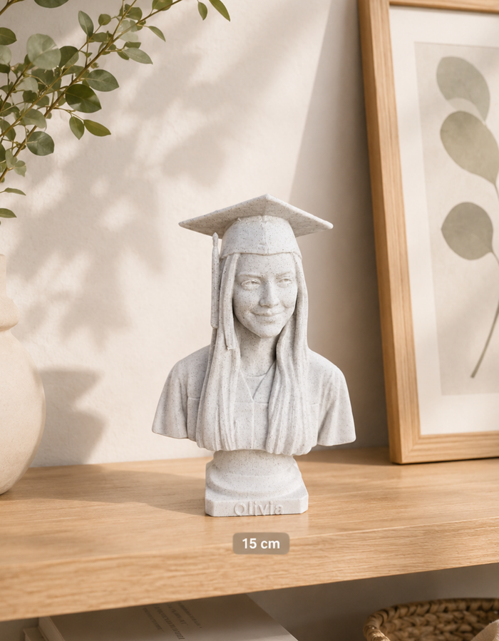 Bust personalizat după fotografie – imprimat 3D