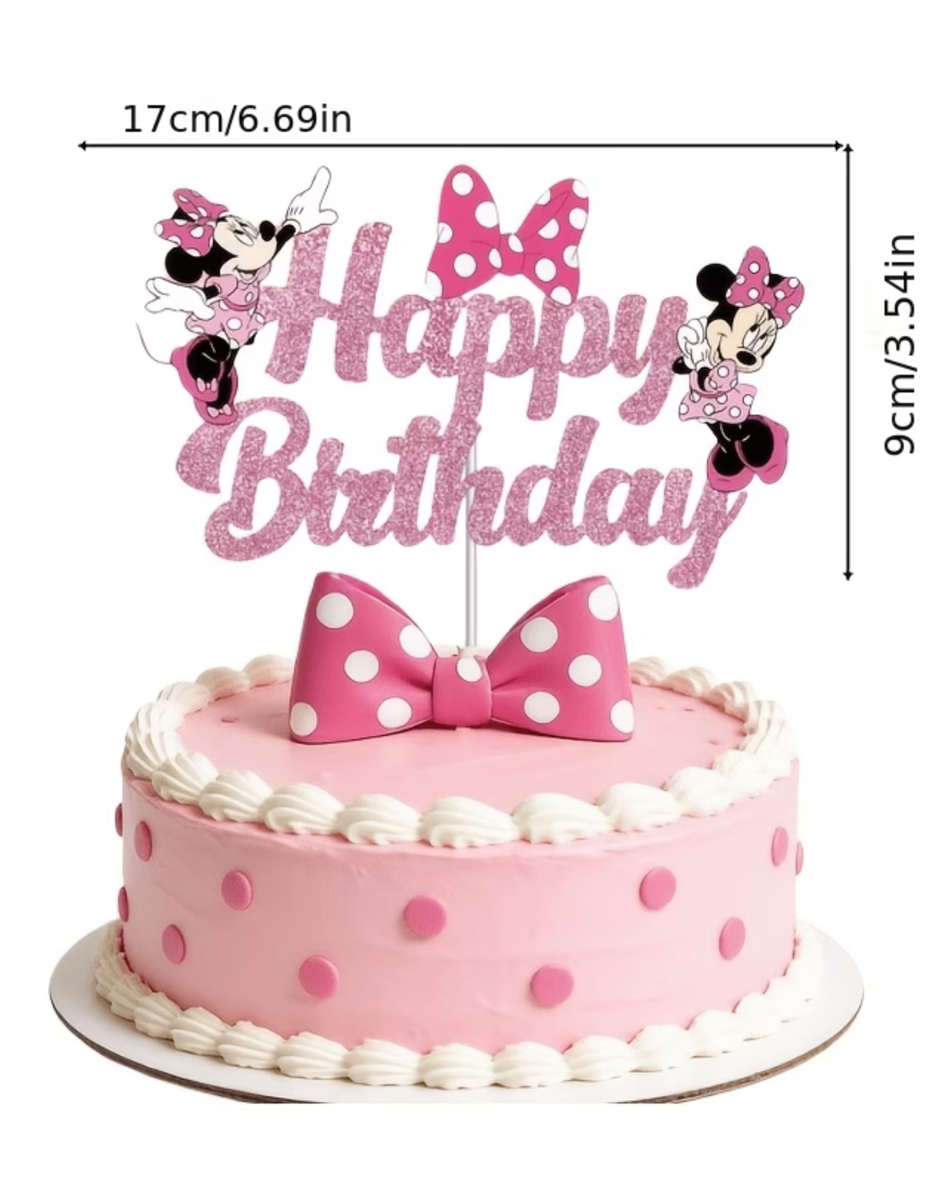 Topper Tort "Minnie Mouse"