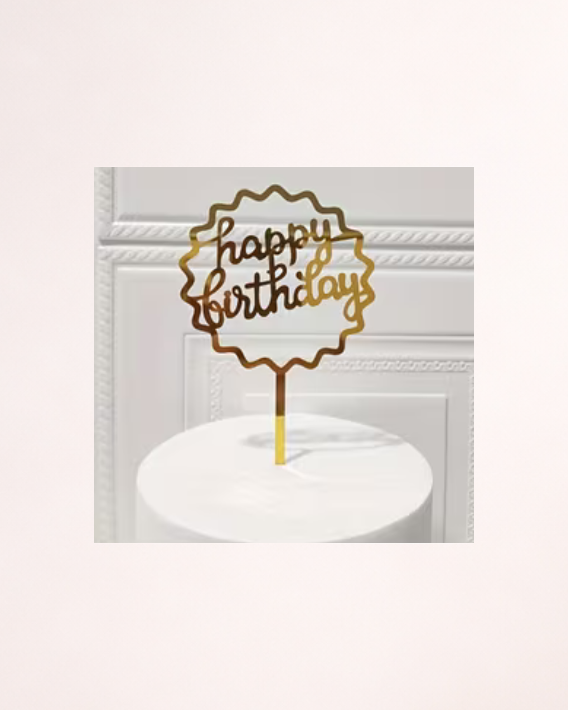 Topper Tort "Happy Birthday" - 6 Modele