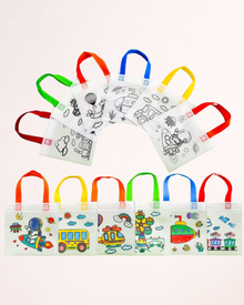 Set 12 sacoșe pentru colorat și cadouri – Kids Party
