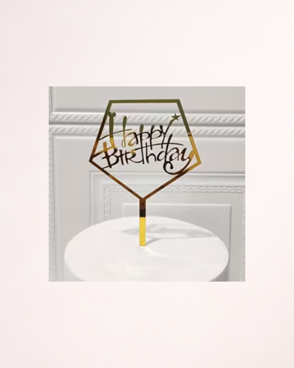Topper Tort "Happy Birthday" - 6 Modele