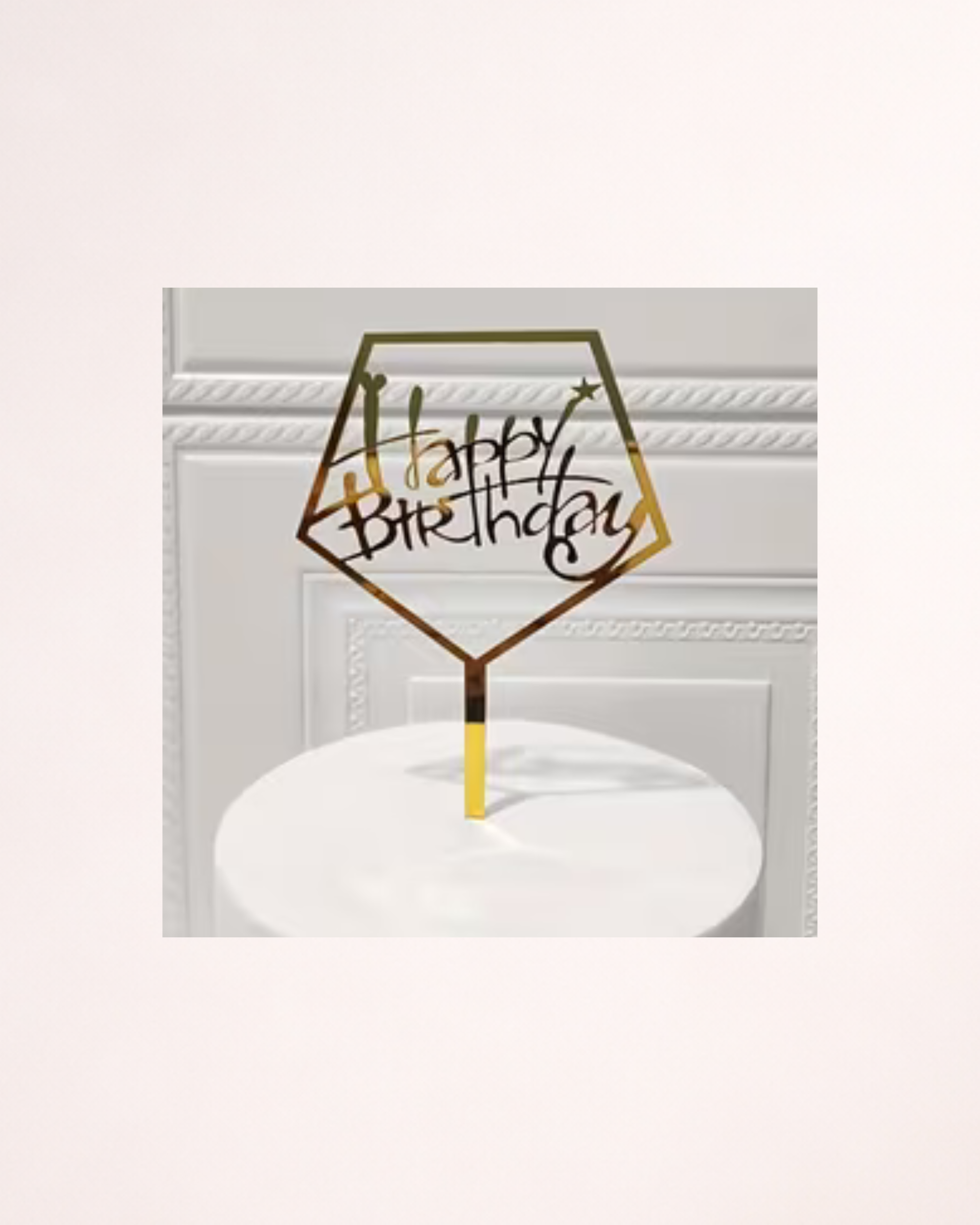 Topper Tort "Happy Birthday" - 6 Modele