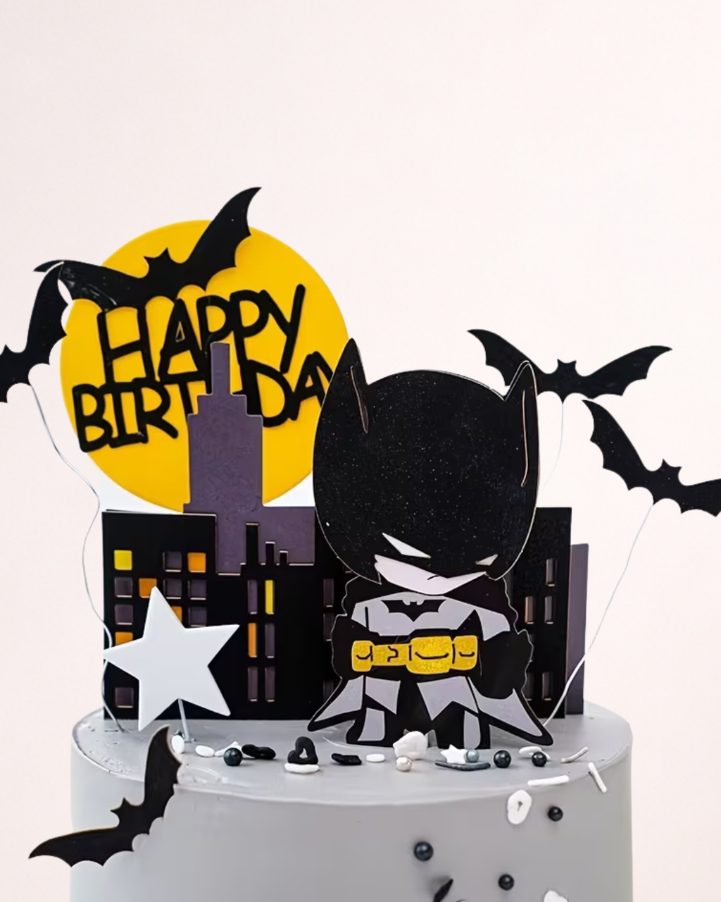 Set Toppere Tort "Batman" – 10 elemente
