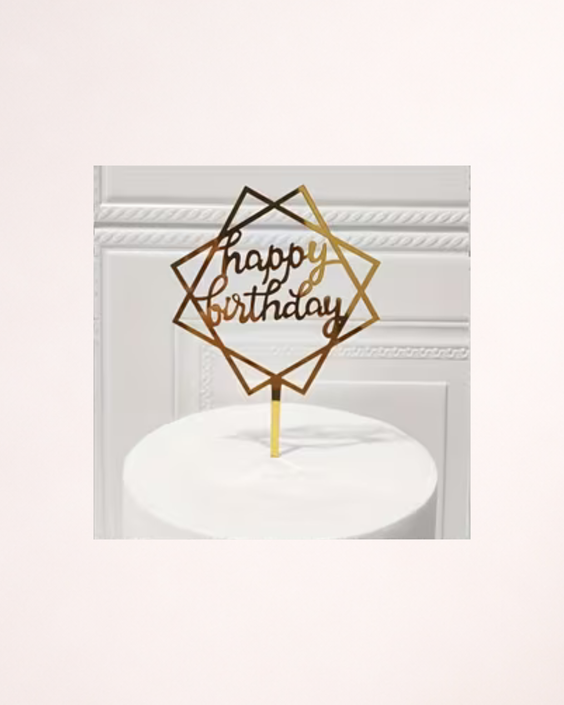 Topper Tort "Happy Birthday" - 6 Modele