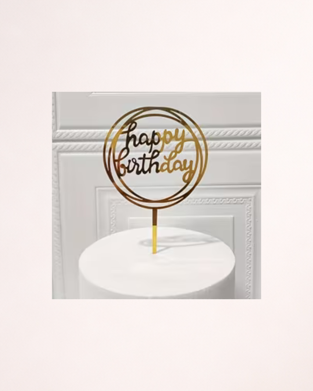 Topper Tort "Happy Birthday" - 6 Modele
