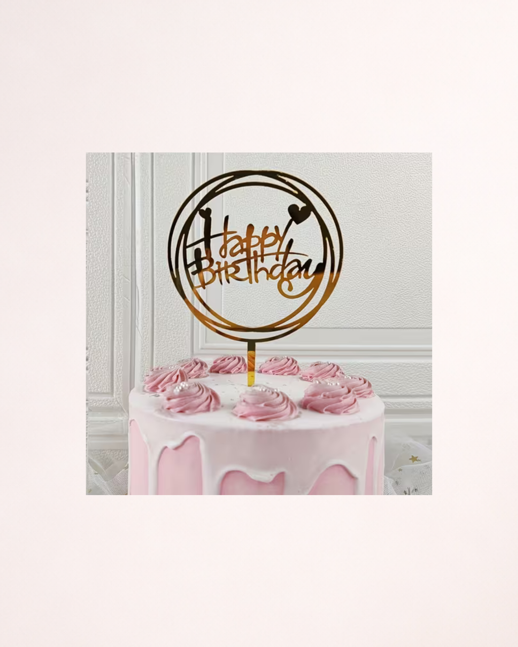 Topper Tort "Happy Birthday" - 6 Modele