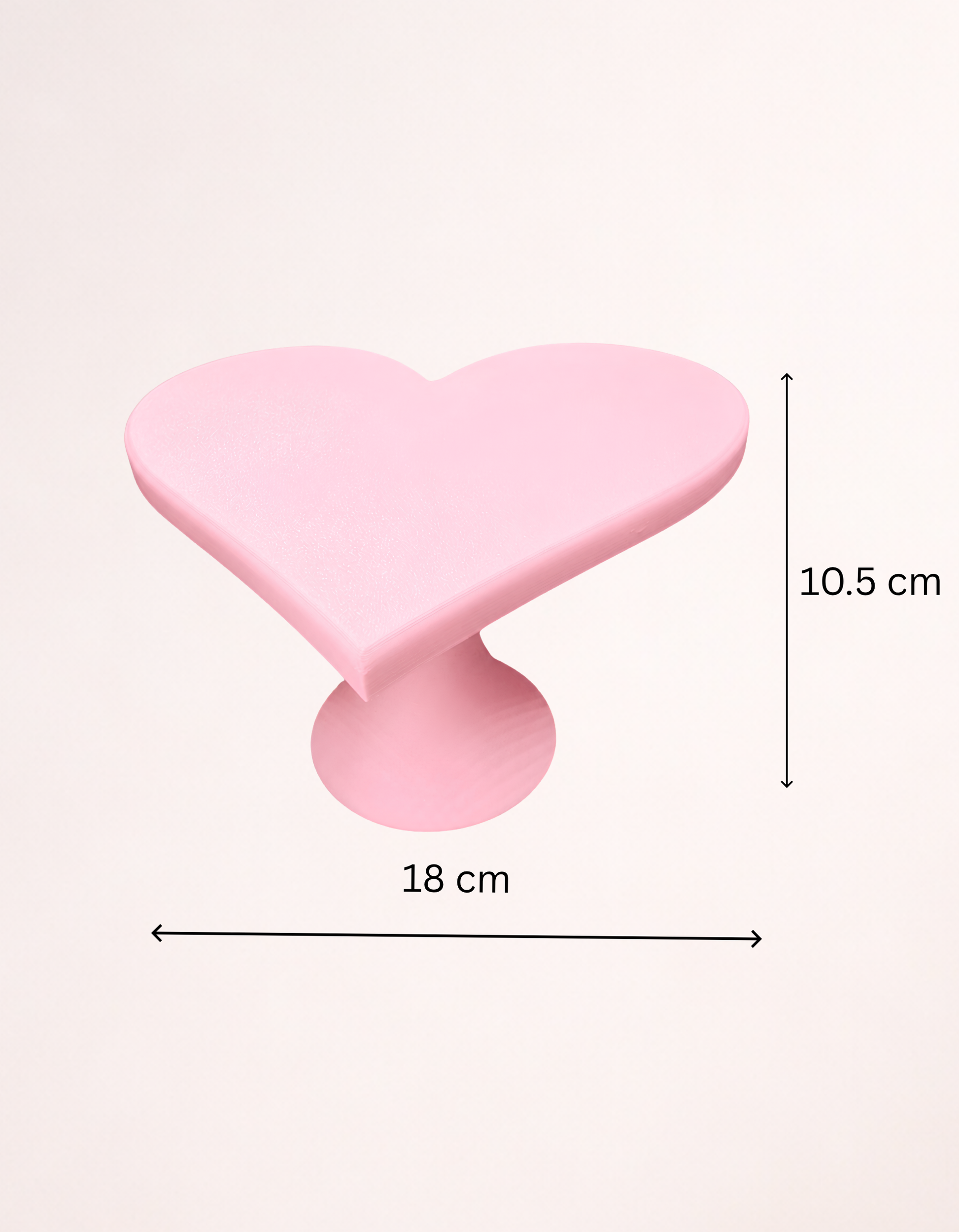 Suport tort pentru cupcakes și mini-tort - Inimă