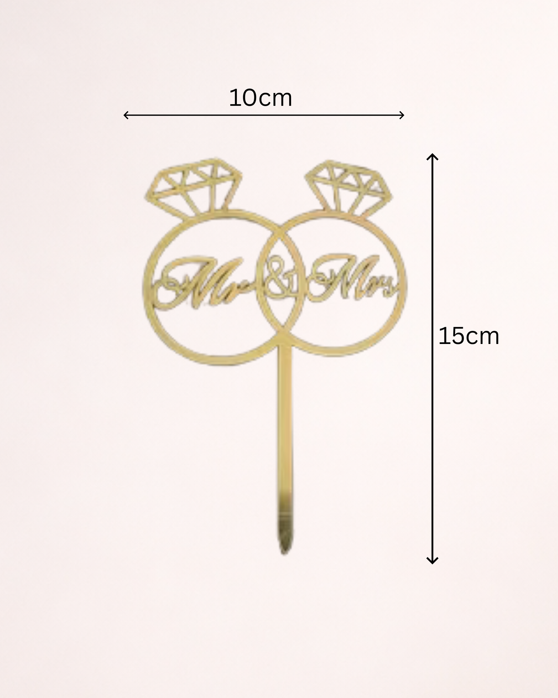 Topper Tort Mr & Mrs pentru Nuntă - 6 Modele