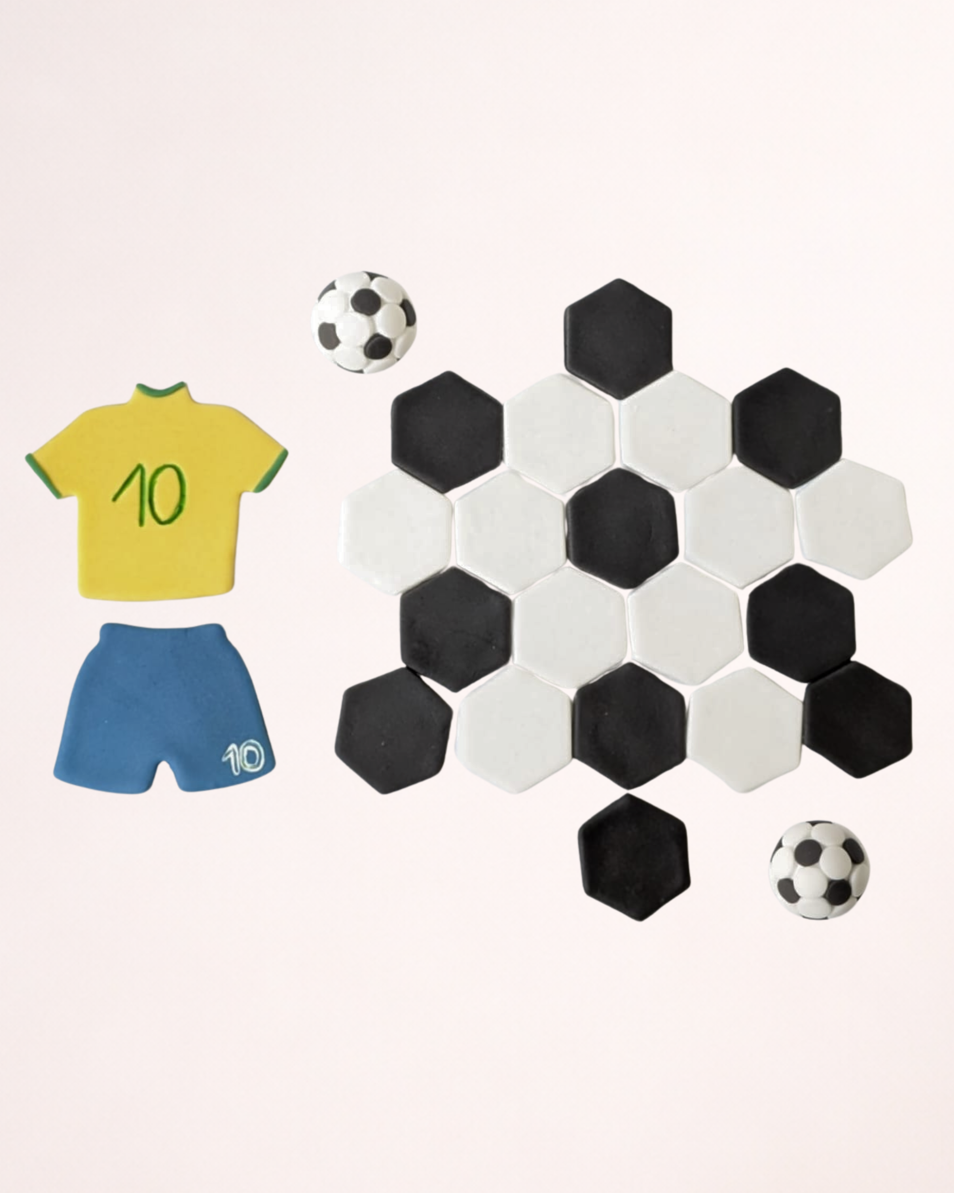 Fotbal Neymar Brazilia nr. 10 - Set Decor Tort