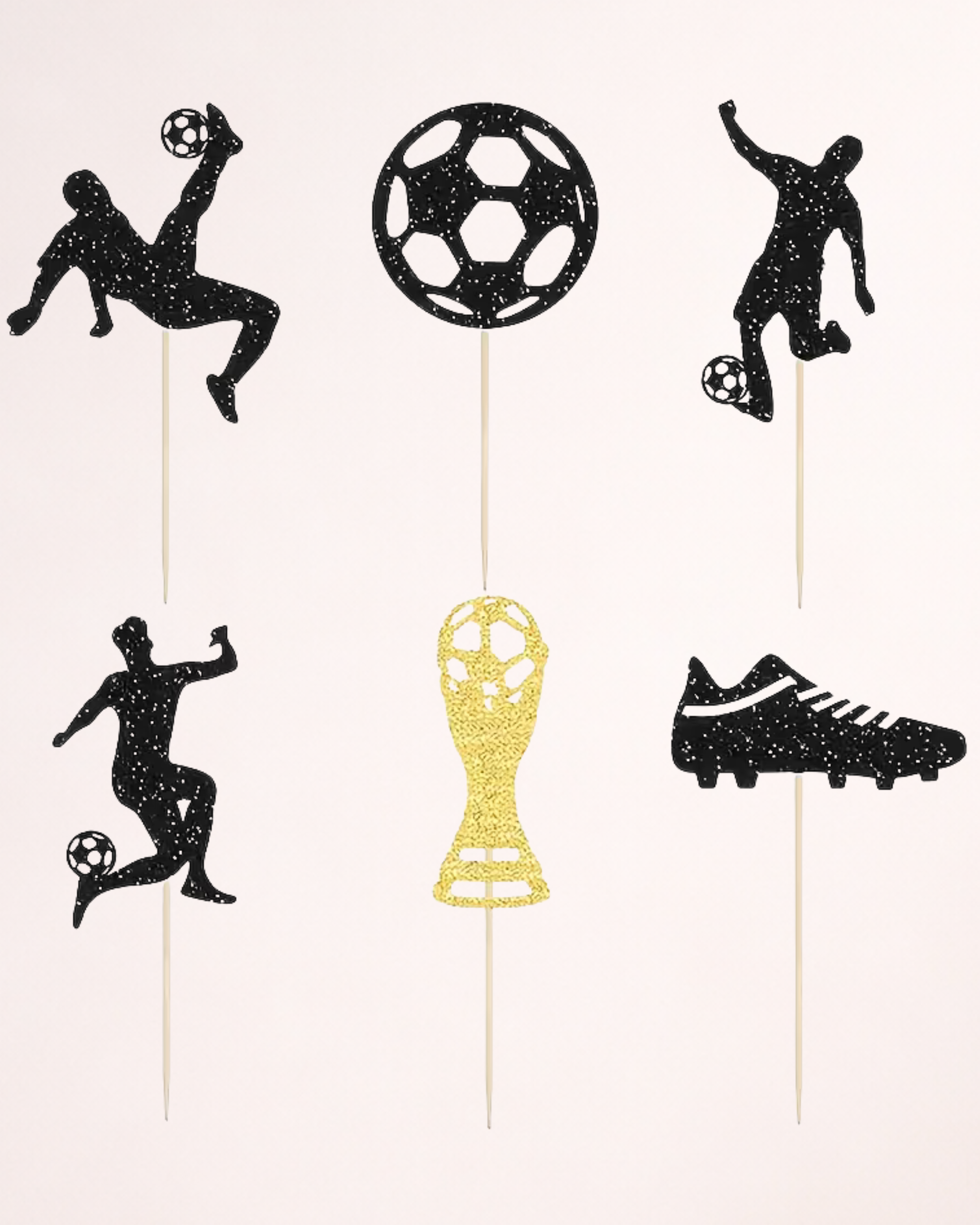 Set 24 Toppere Cupcakes - "Fotbal"