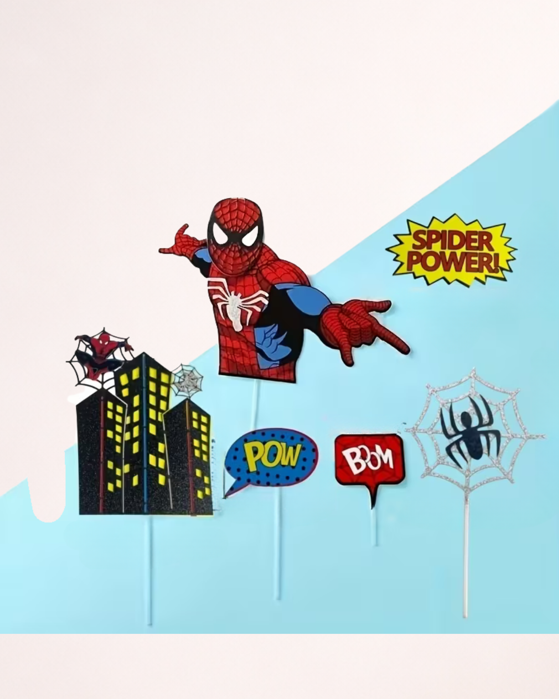 Set Toppere Tort "Spiderman"