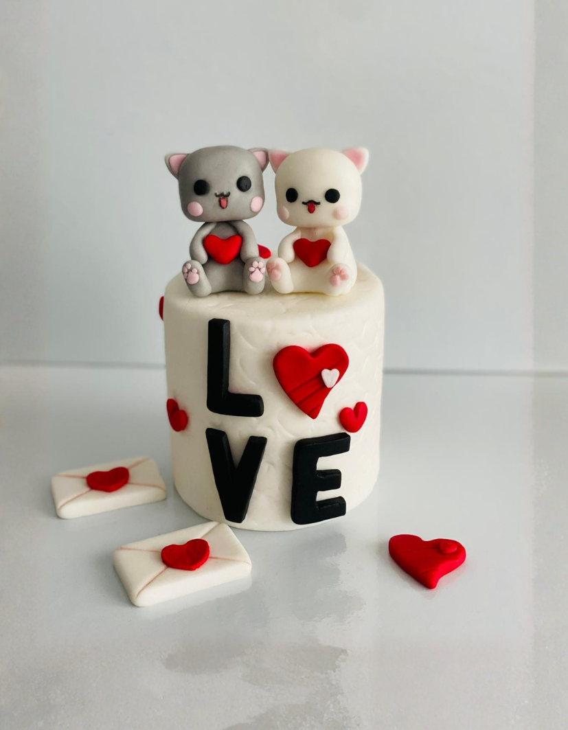 Set Figurine pentru tort - Valentine's Day