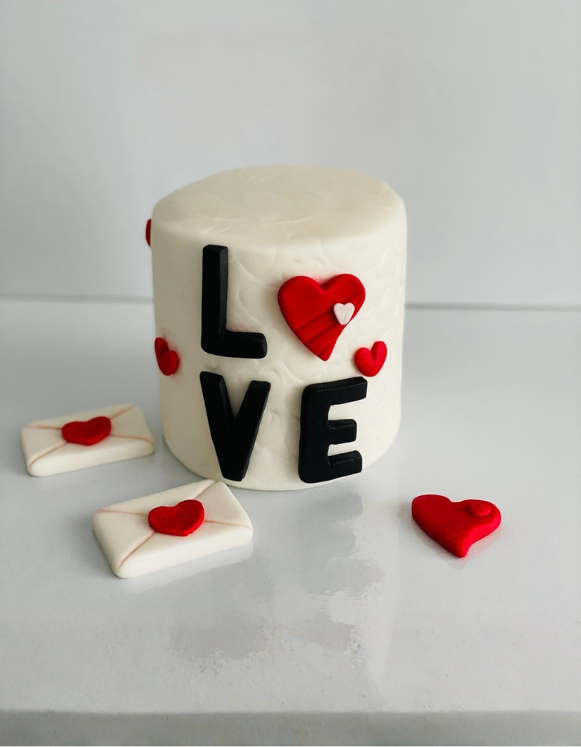 Set Figurine pentru tort - Valentine's Day