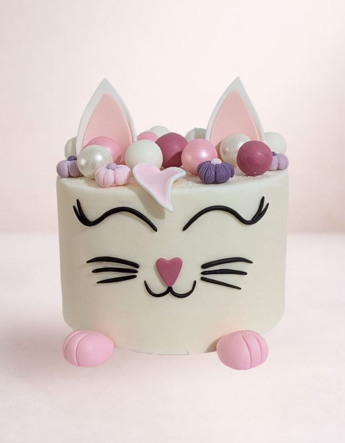 Decor tort Pisicuță - Set Figurine Tort