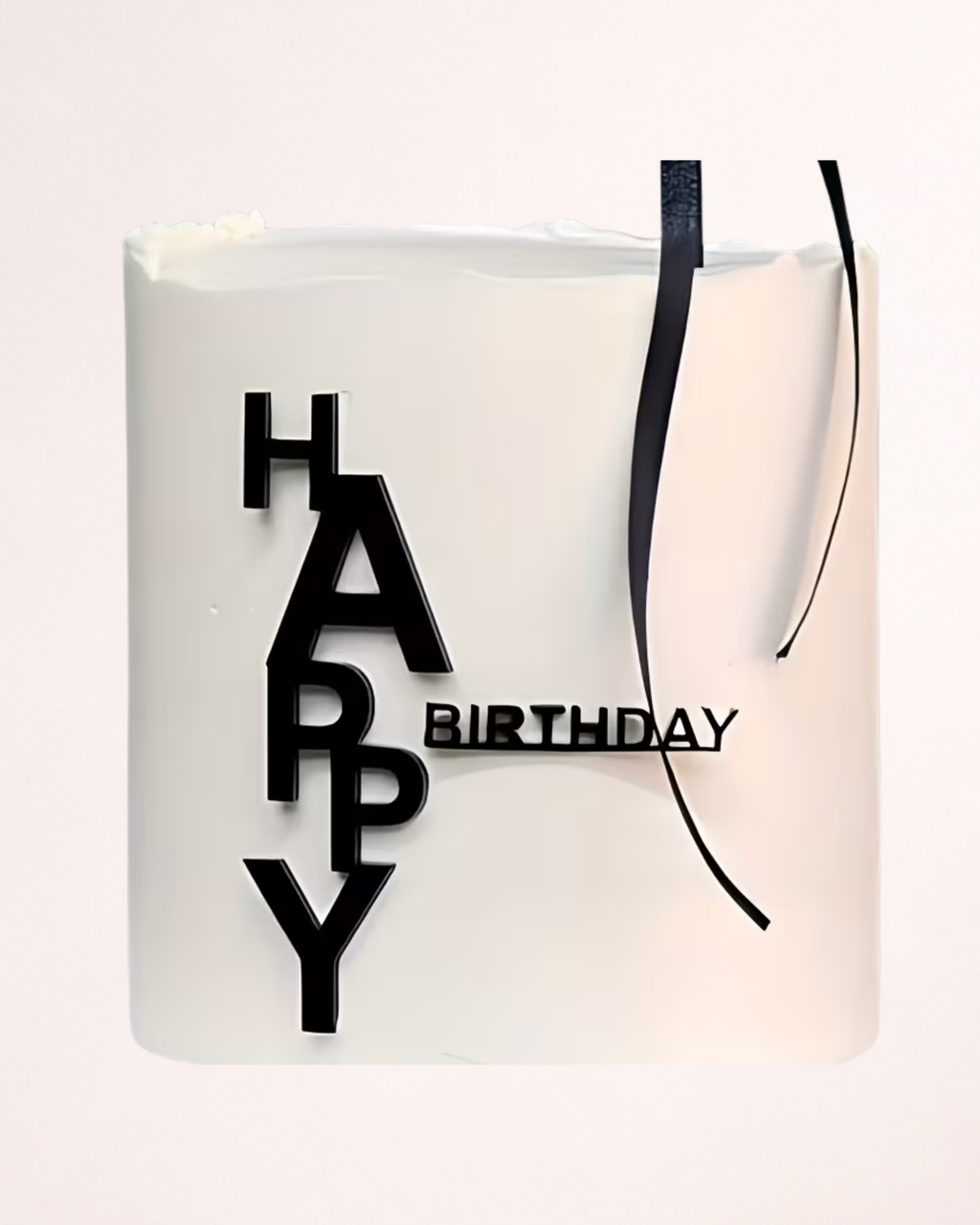 Topper Tort "Happy Birthday" Modern
