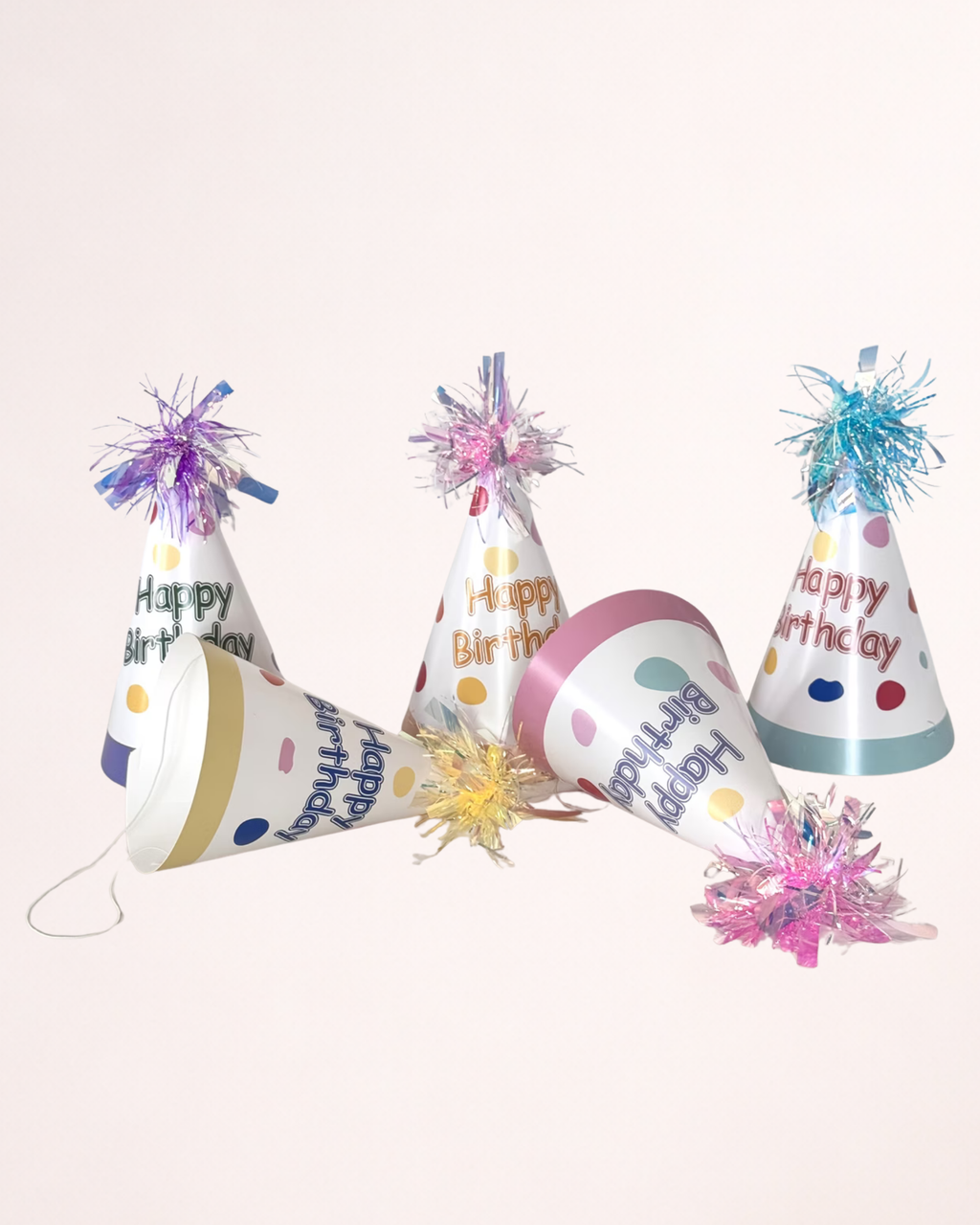 Coifuri party Happy Birthday – Set 6 bucăți