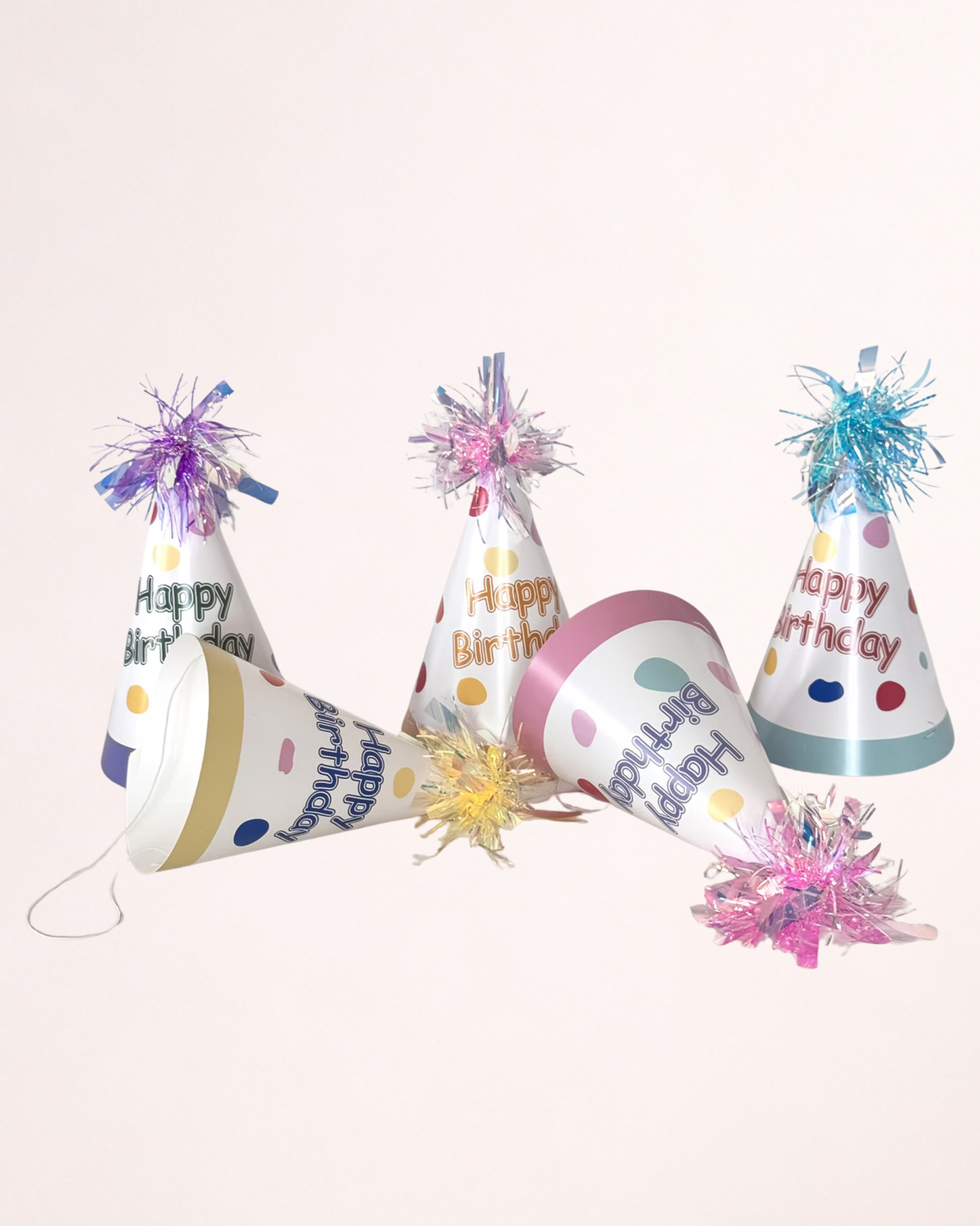Coifuri party Happy Birthday – Set 6 bucăți