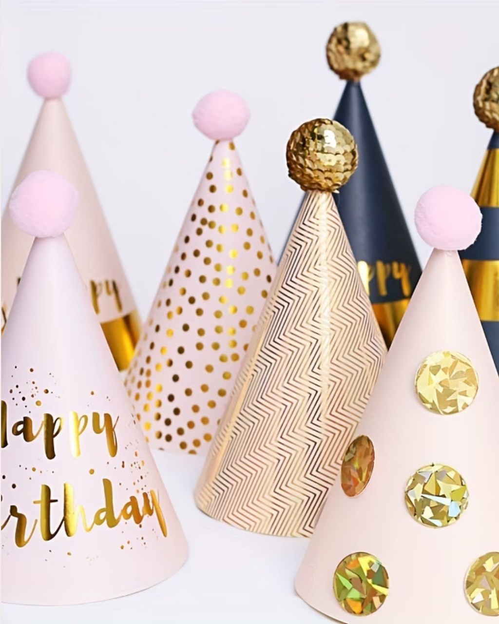 Coifuri party Happy Birthday – Set 12 bucăți