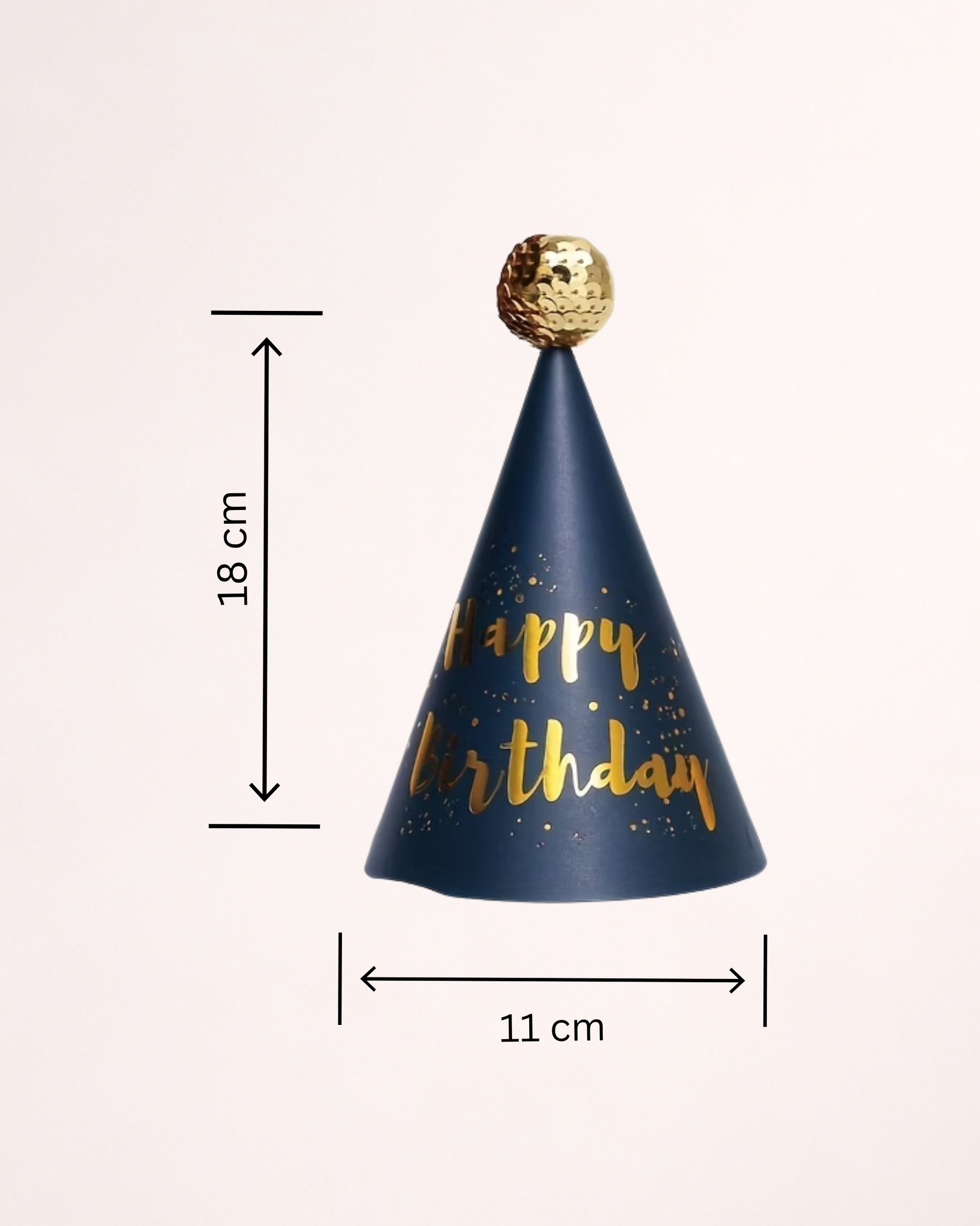 Coifuri party Happy Birthday – Set 12 bucăți