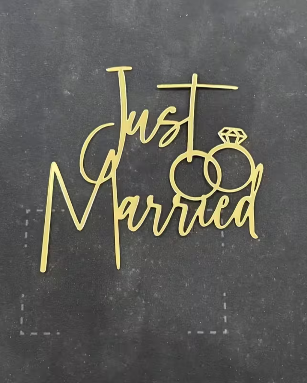 Topper Tort "Just Married"