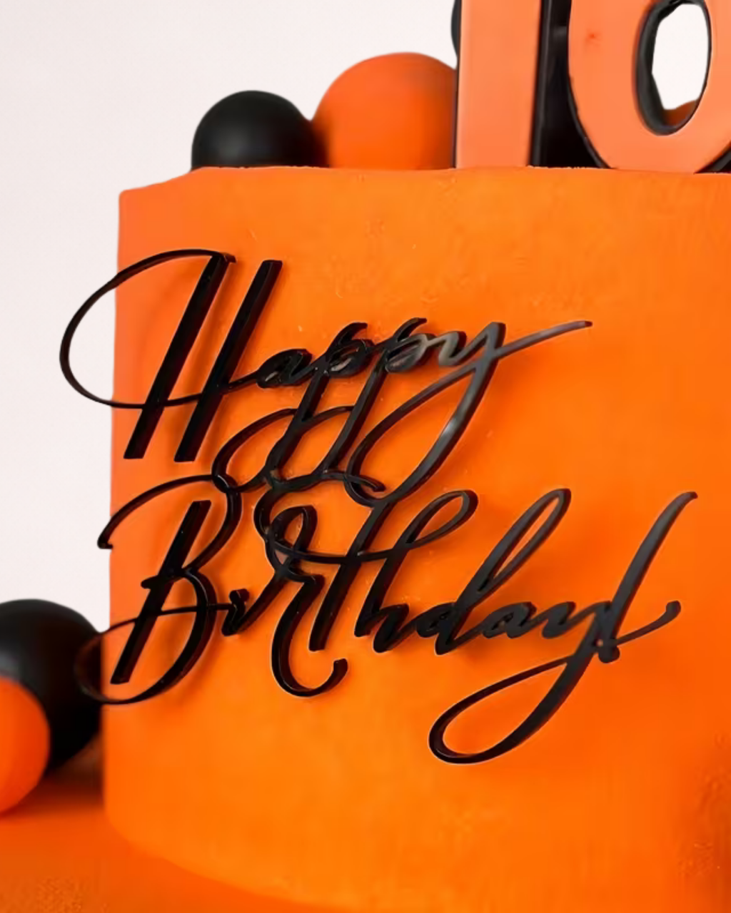 Cake Charm "Happy Birthday" pentru Tort – Decor Lateral Tort