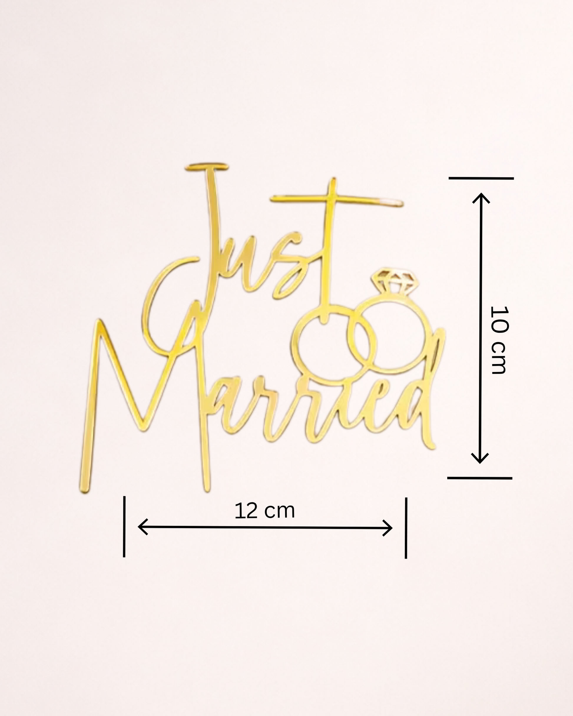Topper Tort "Just Married"