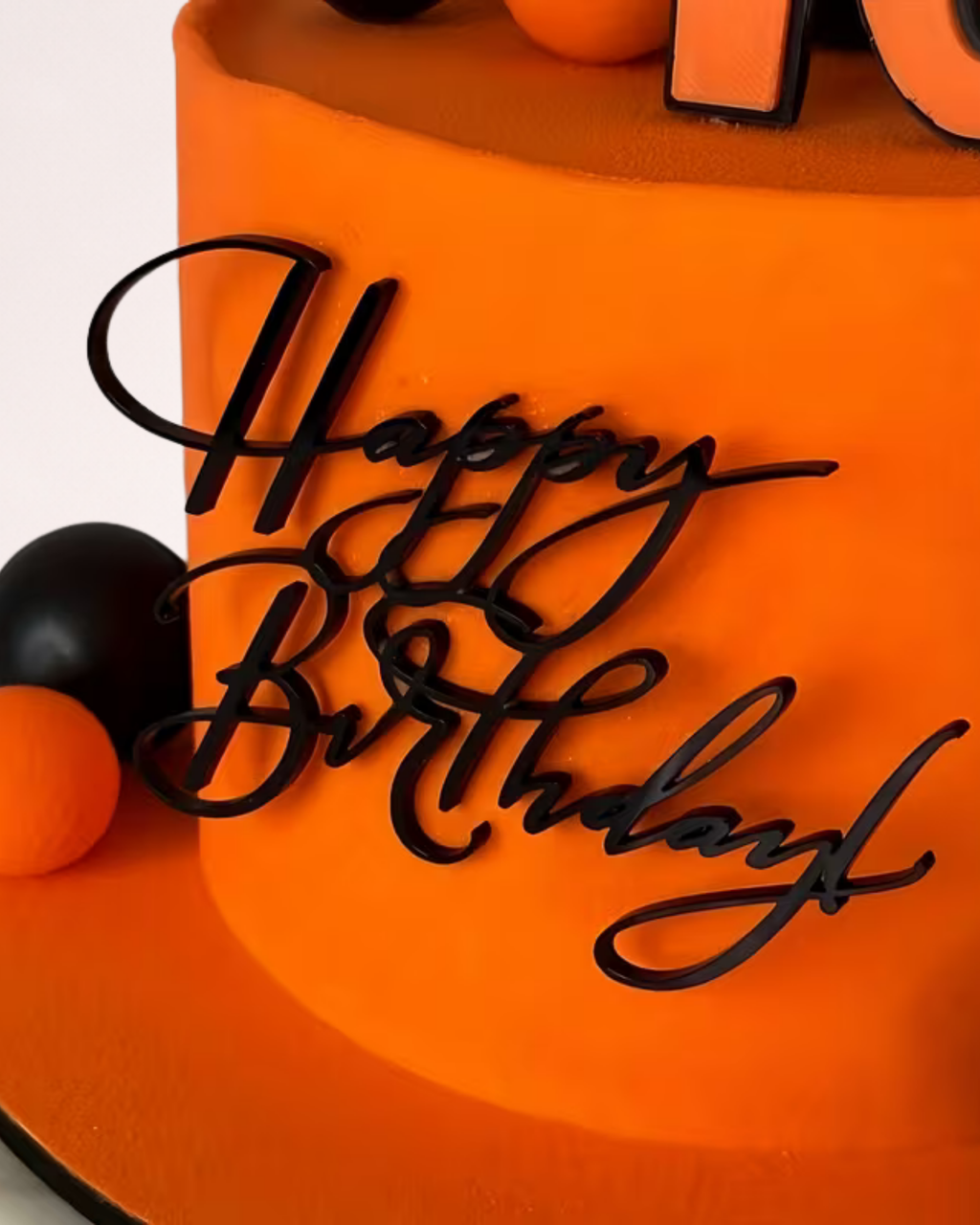 Cake Charm "Happy Birthday" pentru Tort – Decor Lateral Tort