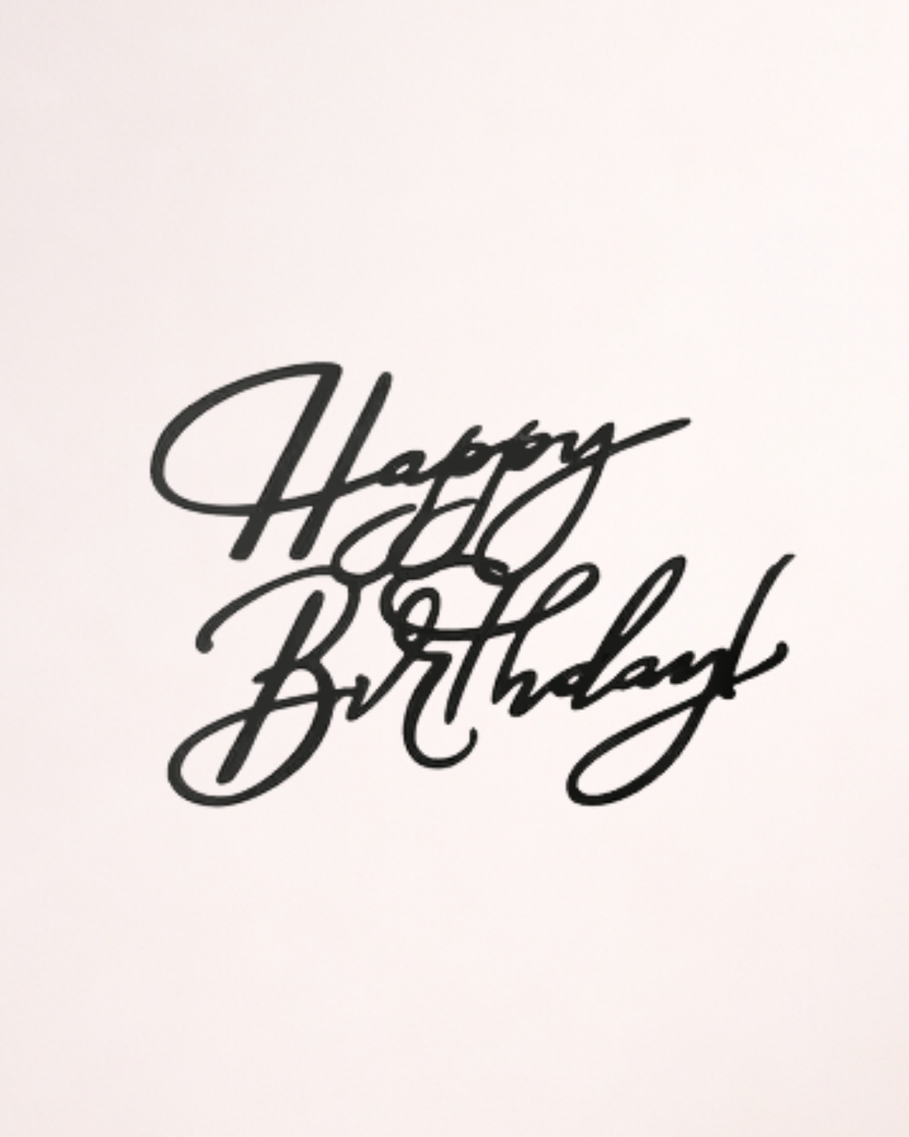 Cake Charm "Happy Birthday" pentru Tort – Decor Lateral Tort