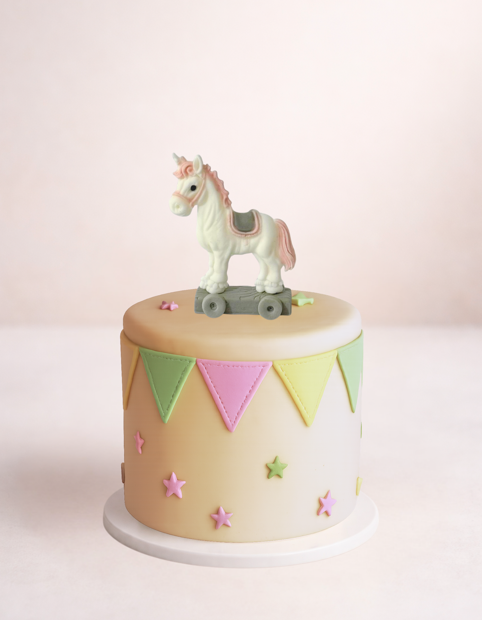 Căluț pe suport - Figurină Tort