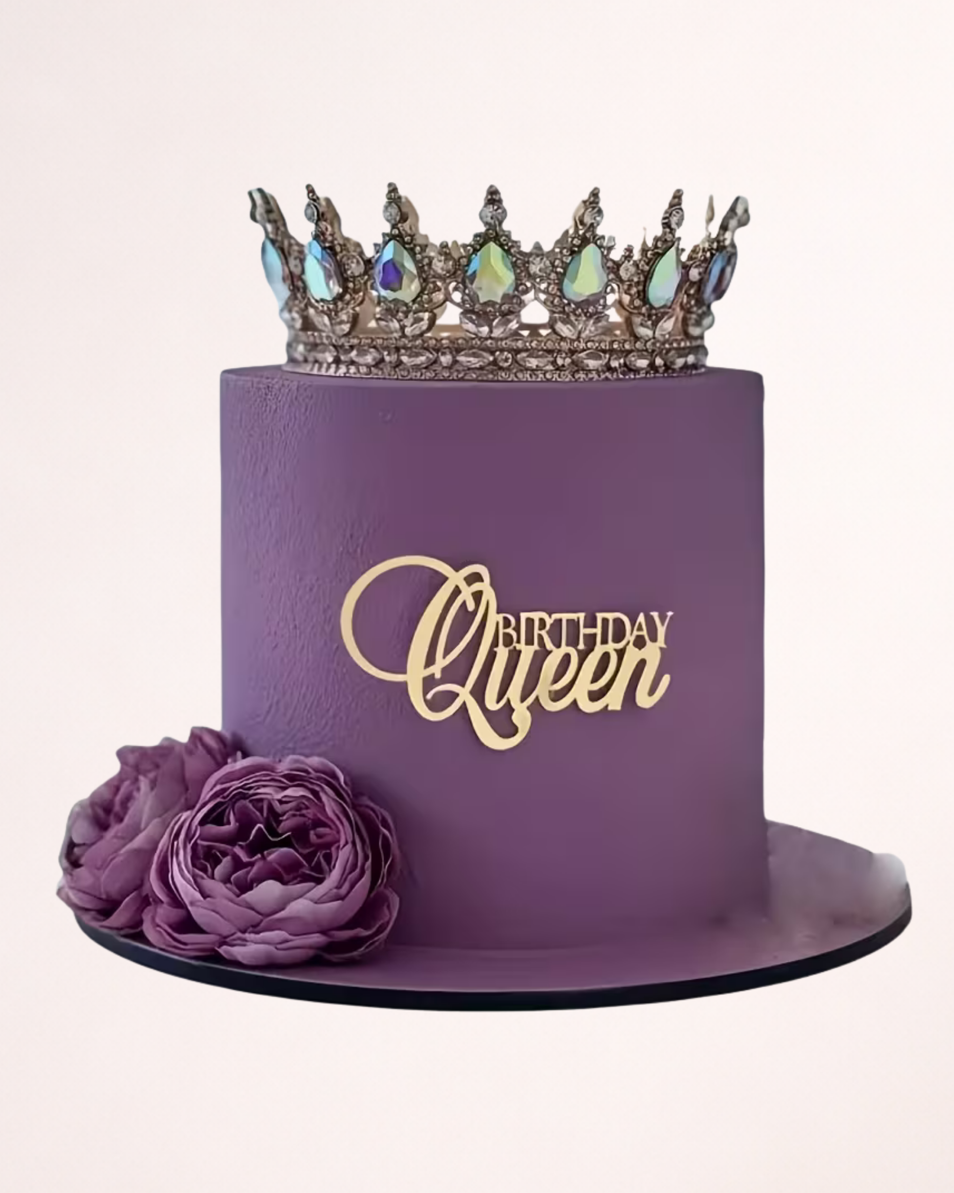 Cake Charm "Birthday Queen" pentru Tort – Decor Lateral Tort