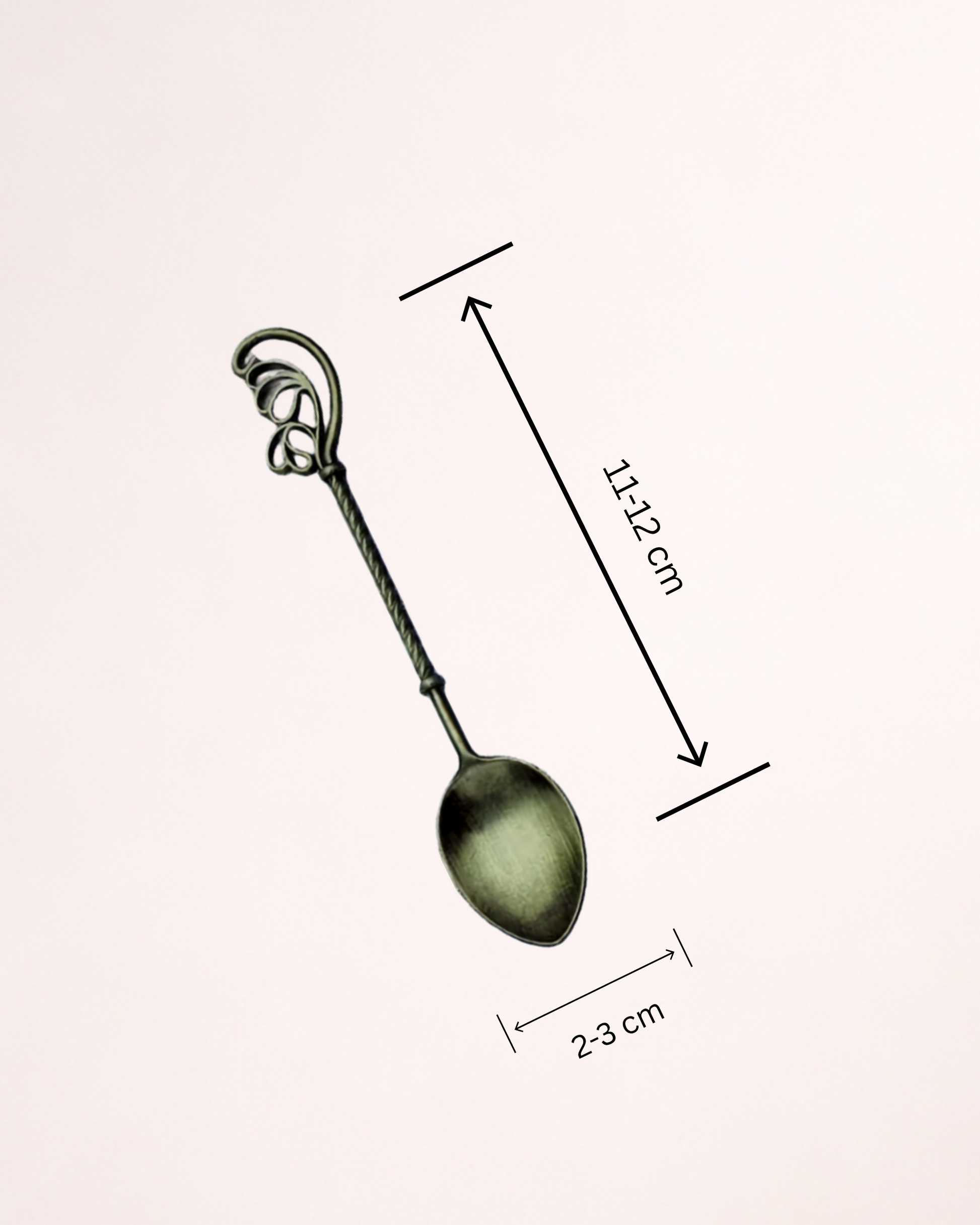 Set 4 lingurițe pentru desert – Design vintage