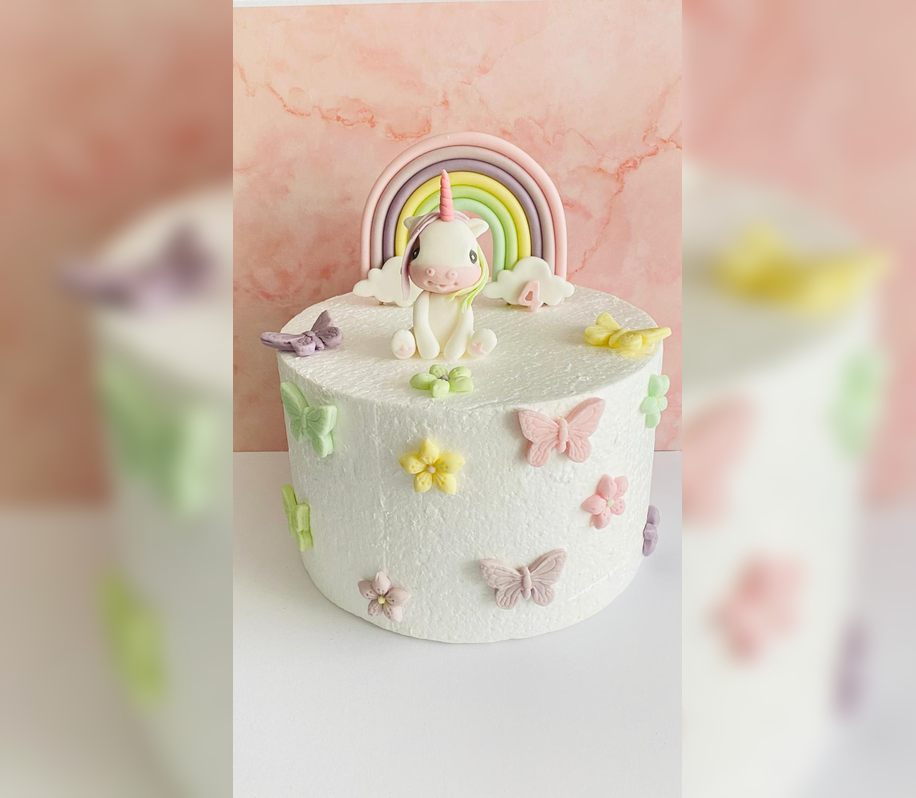 Set Figurine pentru tort - Unicorn