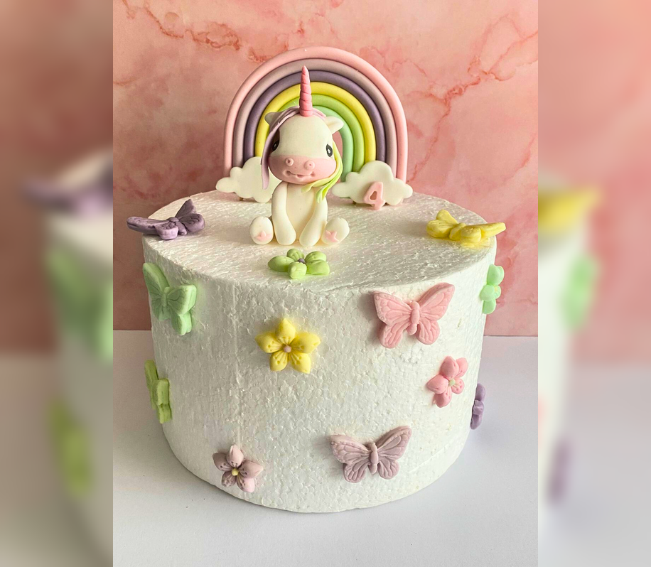 Set Figurine pentru tort - Unicorn