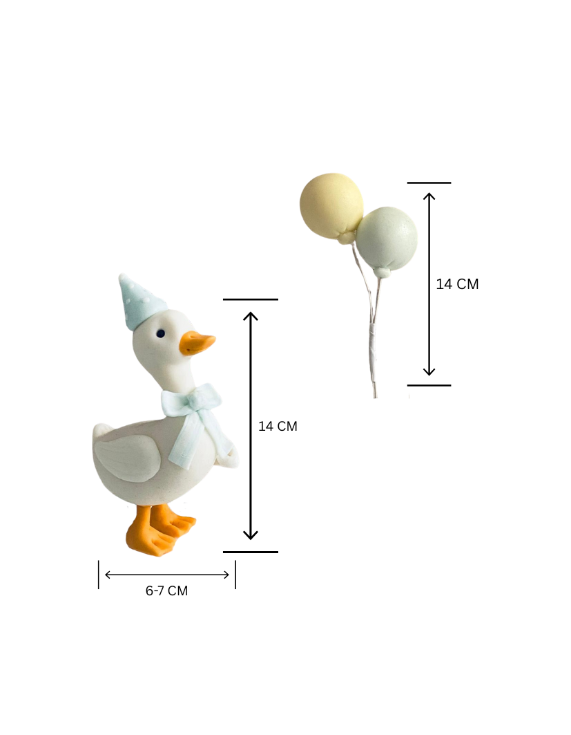 Figurina pentru tort in forma de ratusca baietel