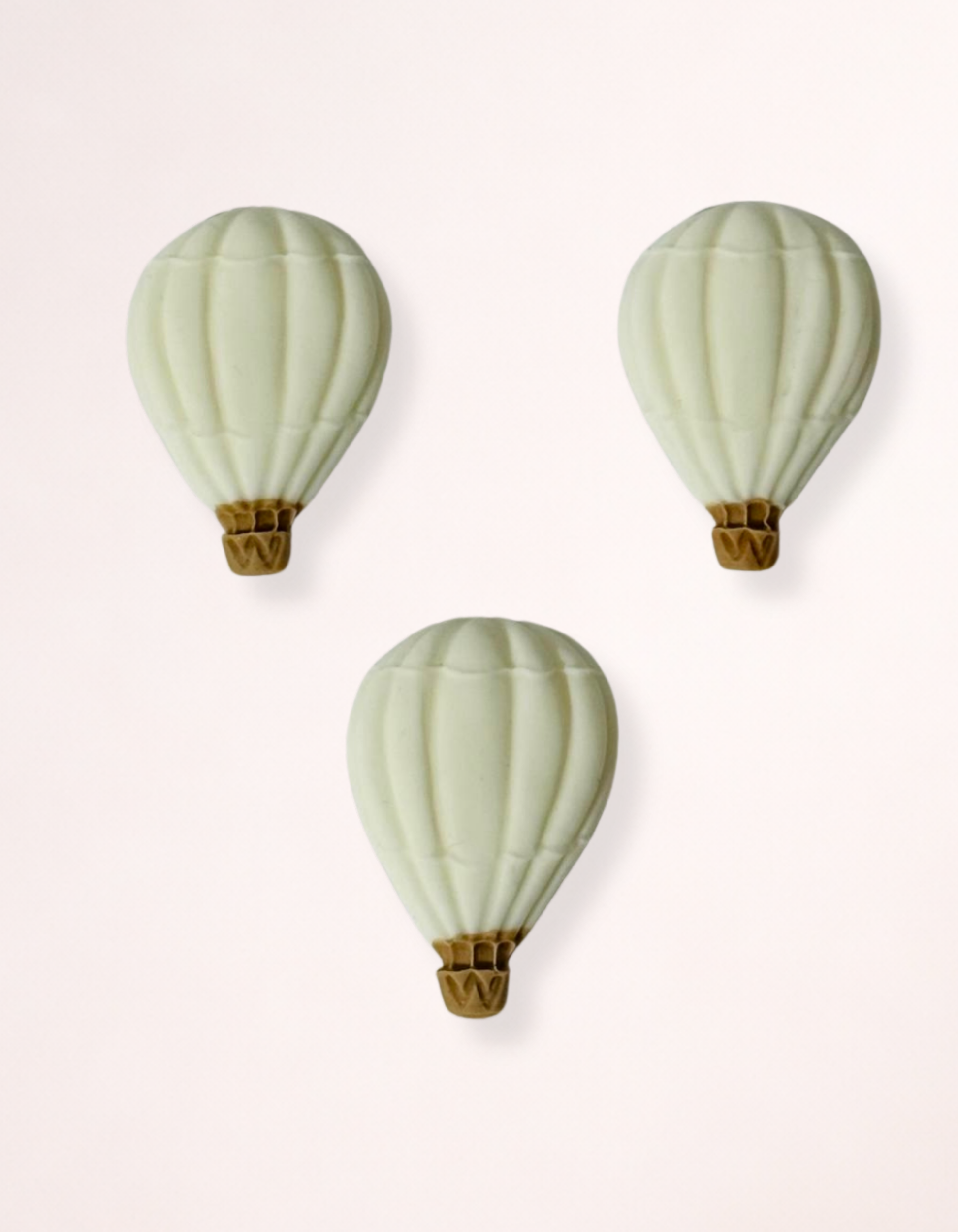 Figurina pentru tort din pasta de zahar in forma de balon cu aer cald