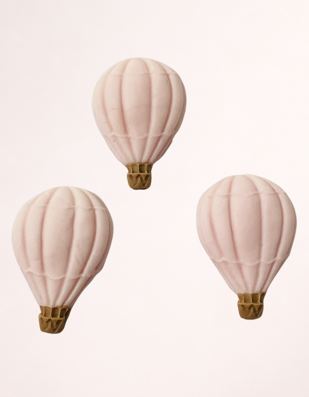 Figurina pentru tort din pasta de zahar in forma de balon cu aer cald