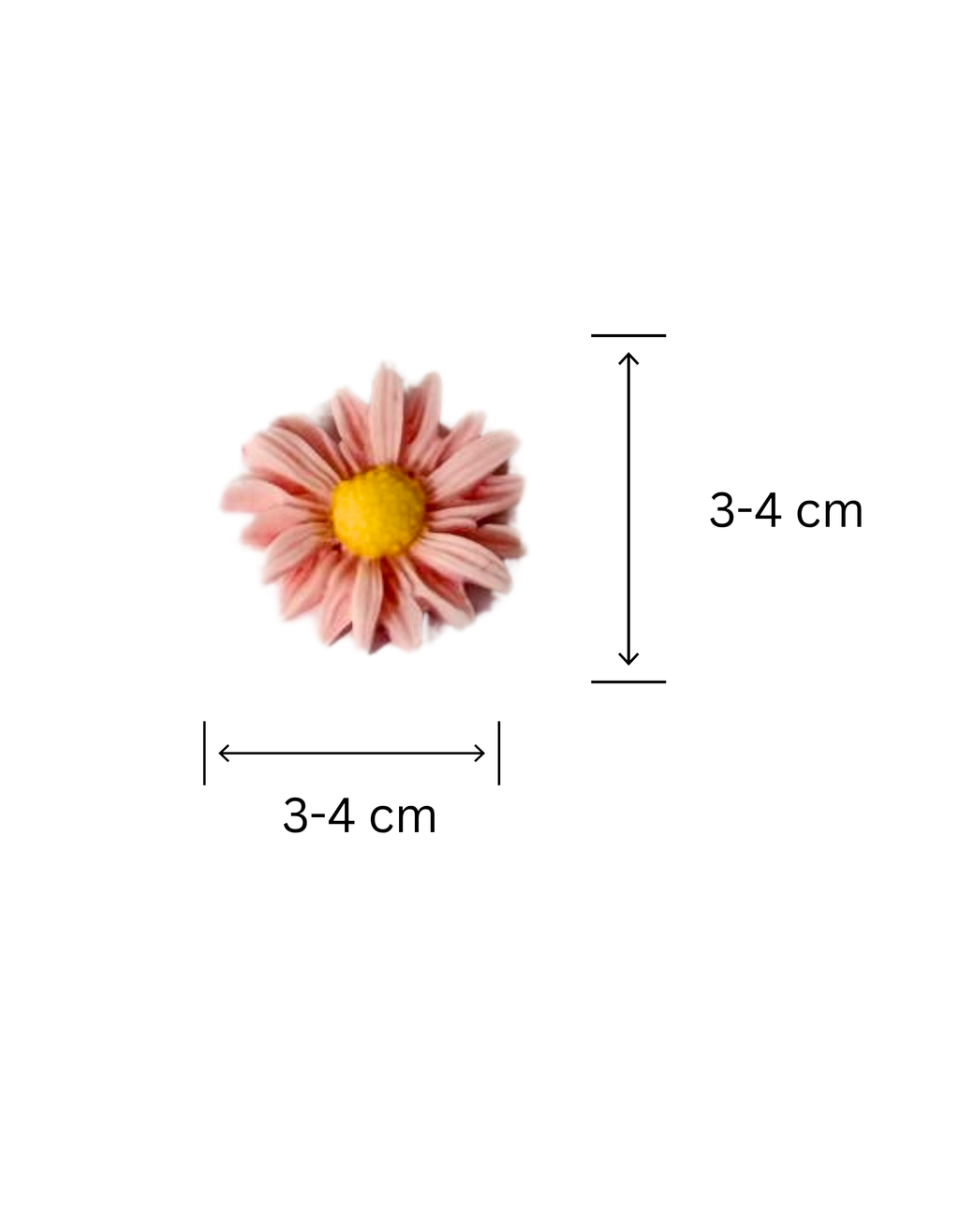 Figurina pentru tort din pasta de zahar in forma de floricele