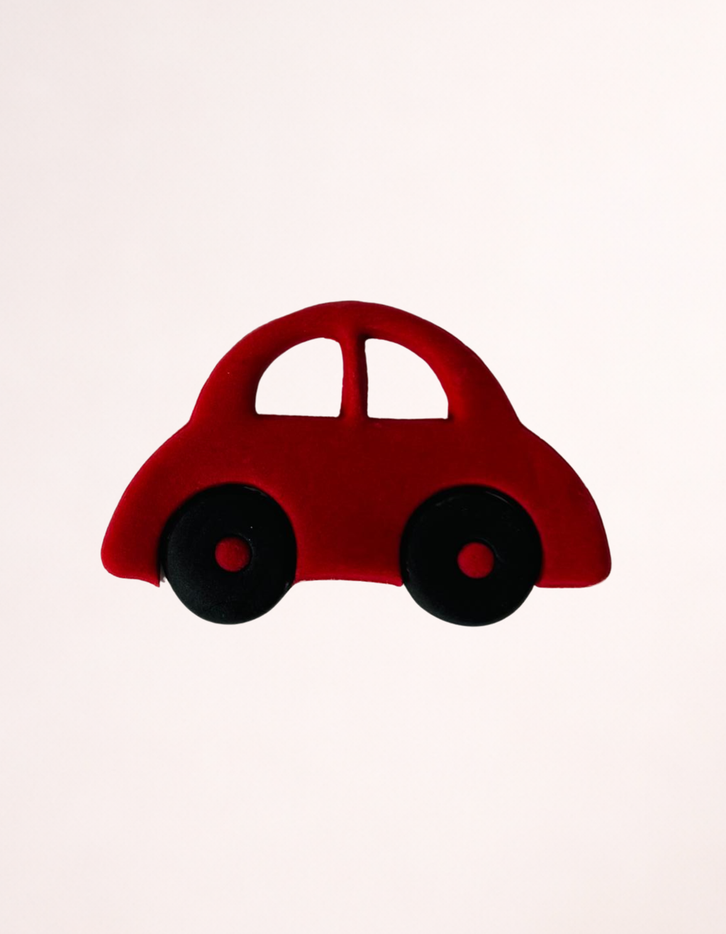 Figurina pentru tort din pasta de zahar in forma de masinuta