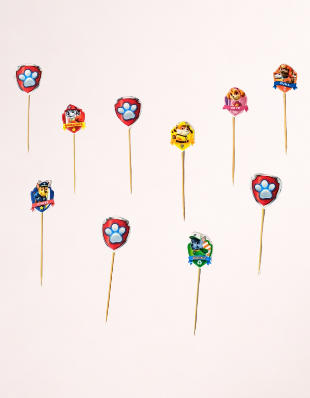Figurina pentru tort din pasta de zahar in forma de Paw Patrol