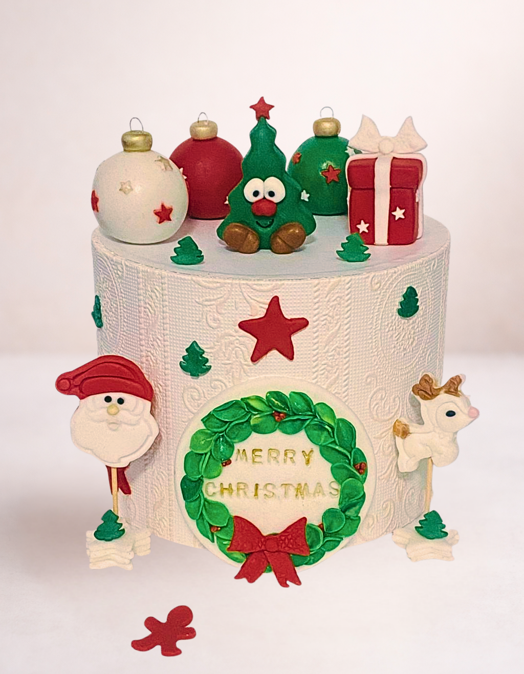 Set figurine pentru tort Craciun